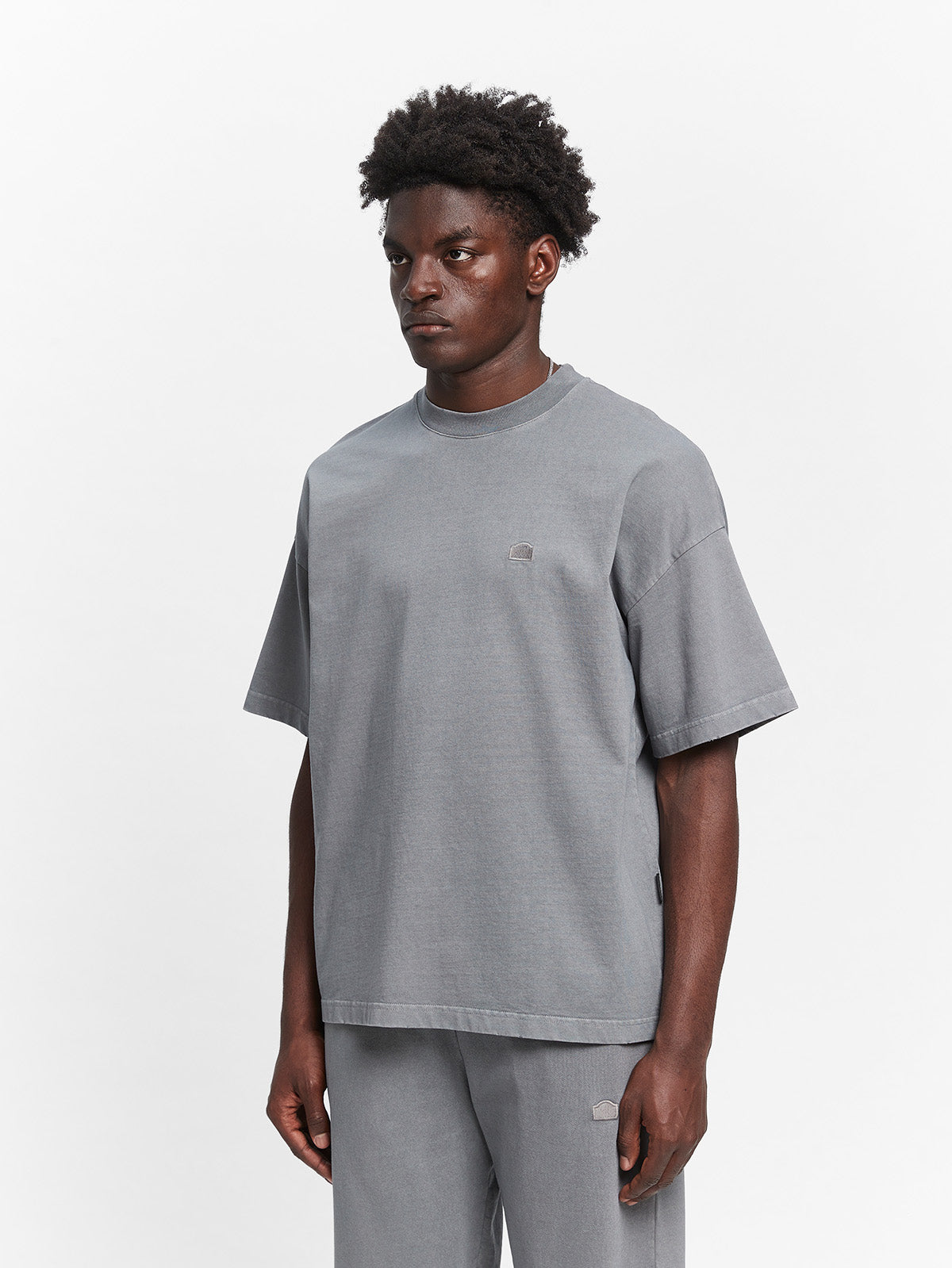 SIGNE T-SHIRT - WASHED GREY