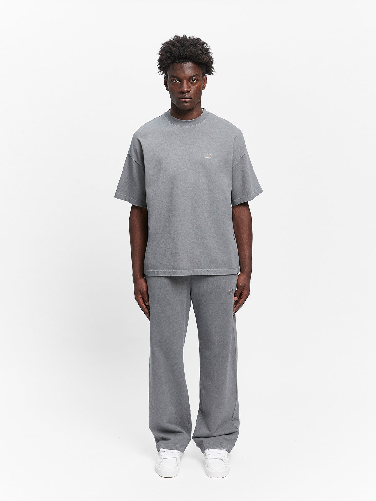 SIGNE T-SHIRT - WASHED GREY