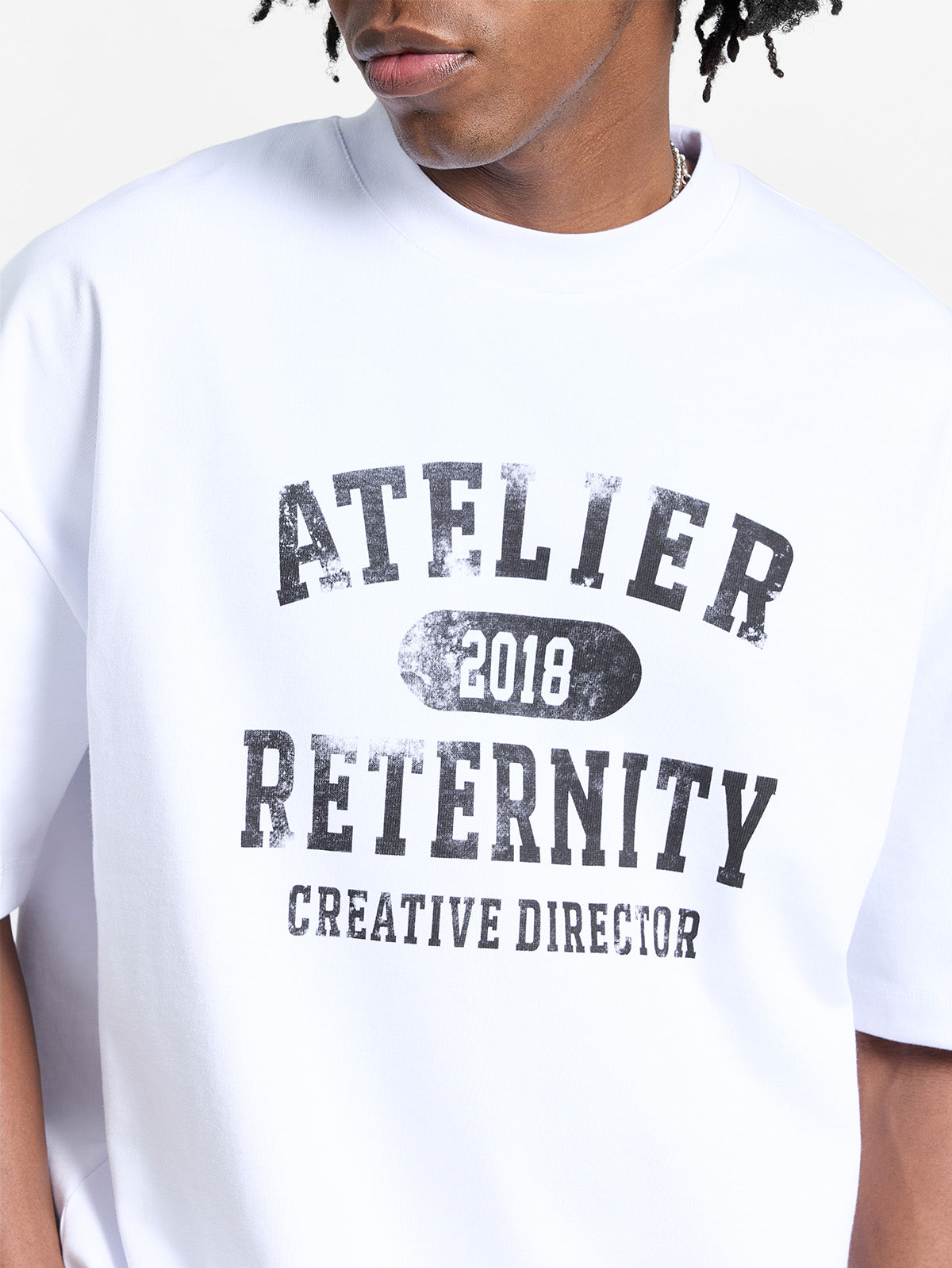 ATELIER EMBLEM T-SHIRT - WHITE