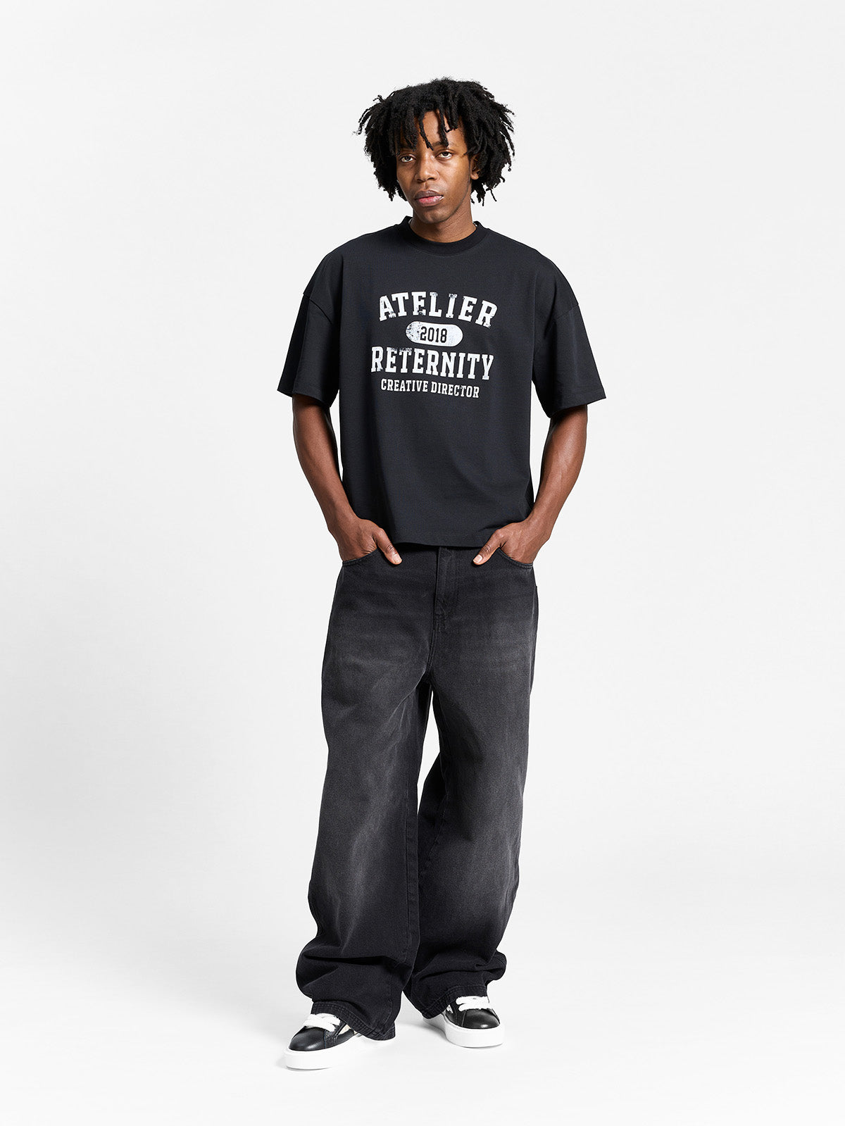 ATELIER EMBLEM T-SHIRT - BLACK