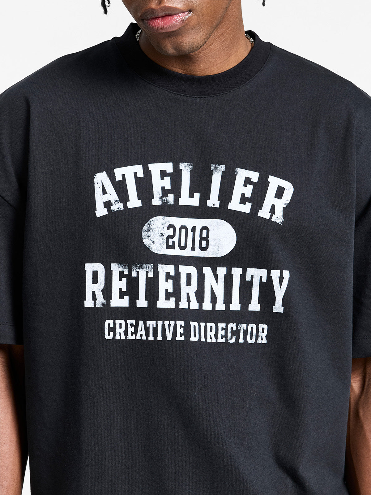 ATELIER EMBLEM T-SHIRT - BLACK