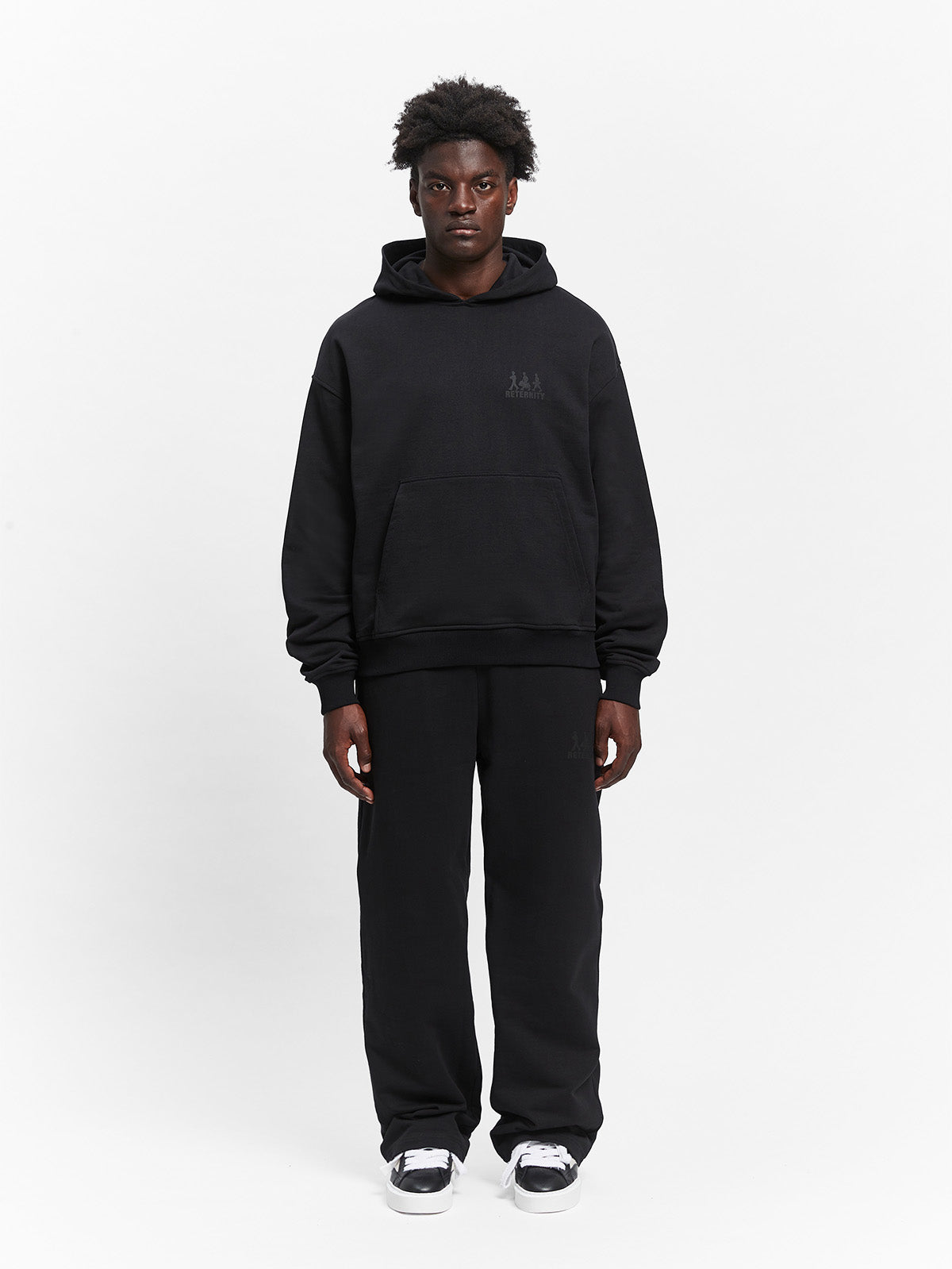 CREATIVE DEPT LOGO HOODIE - BLACK