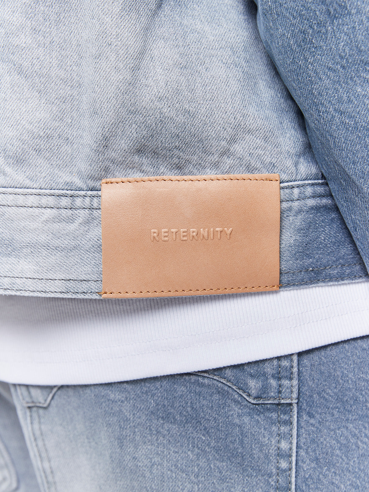 ESSENTIAL DENIM JACKET - STONE BLUE