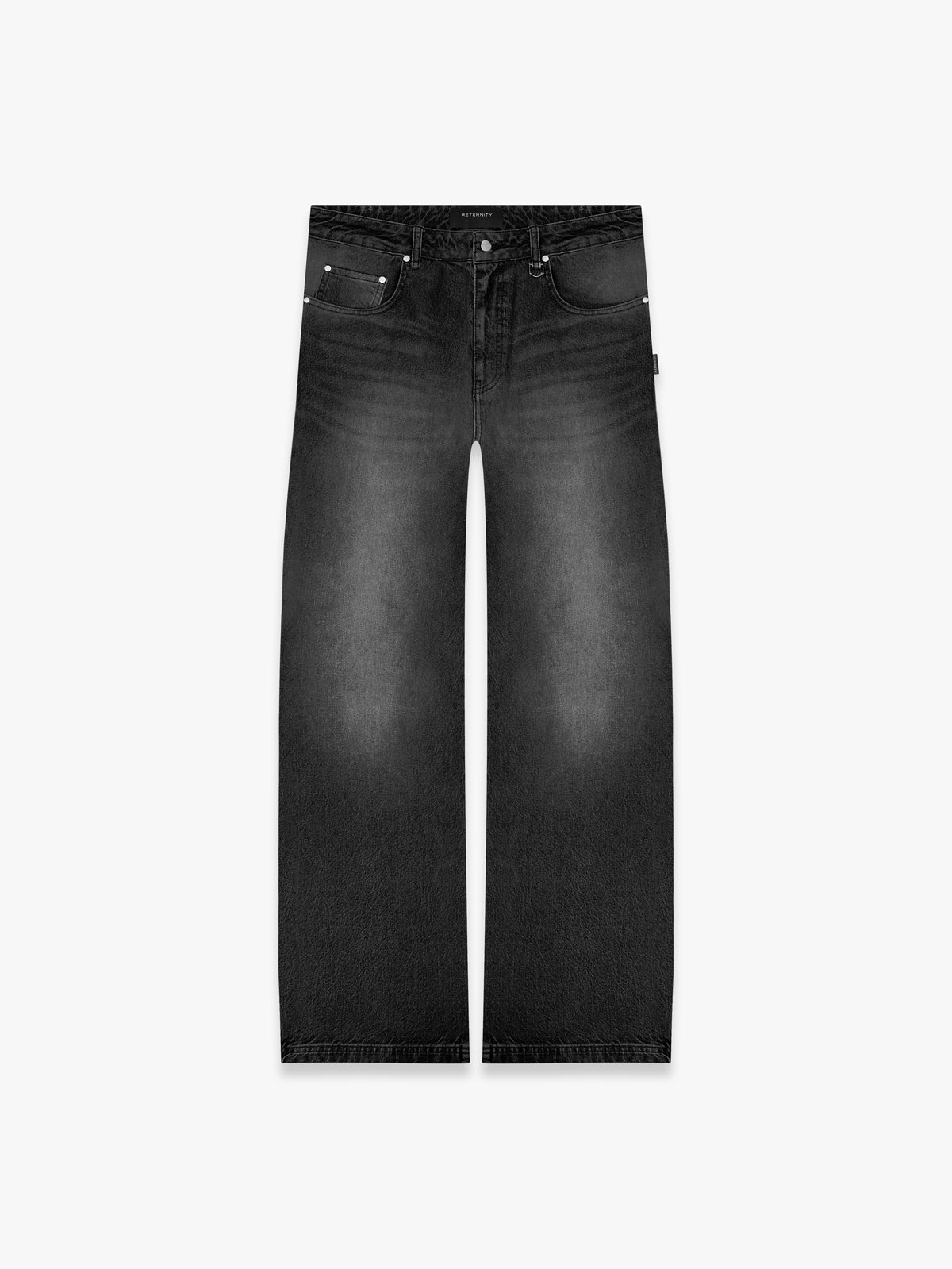 ESSENTIAL BAGGY DENIM - WASHED BLACK