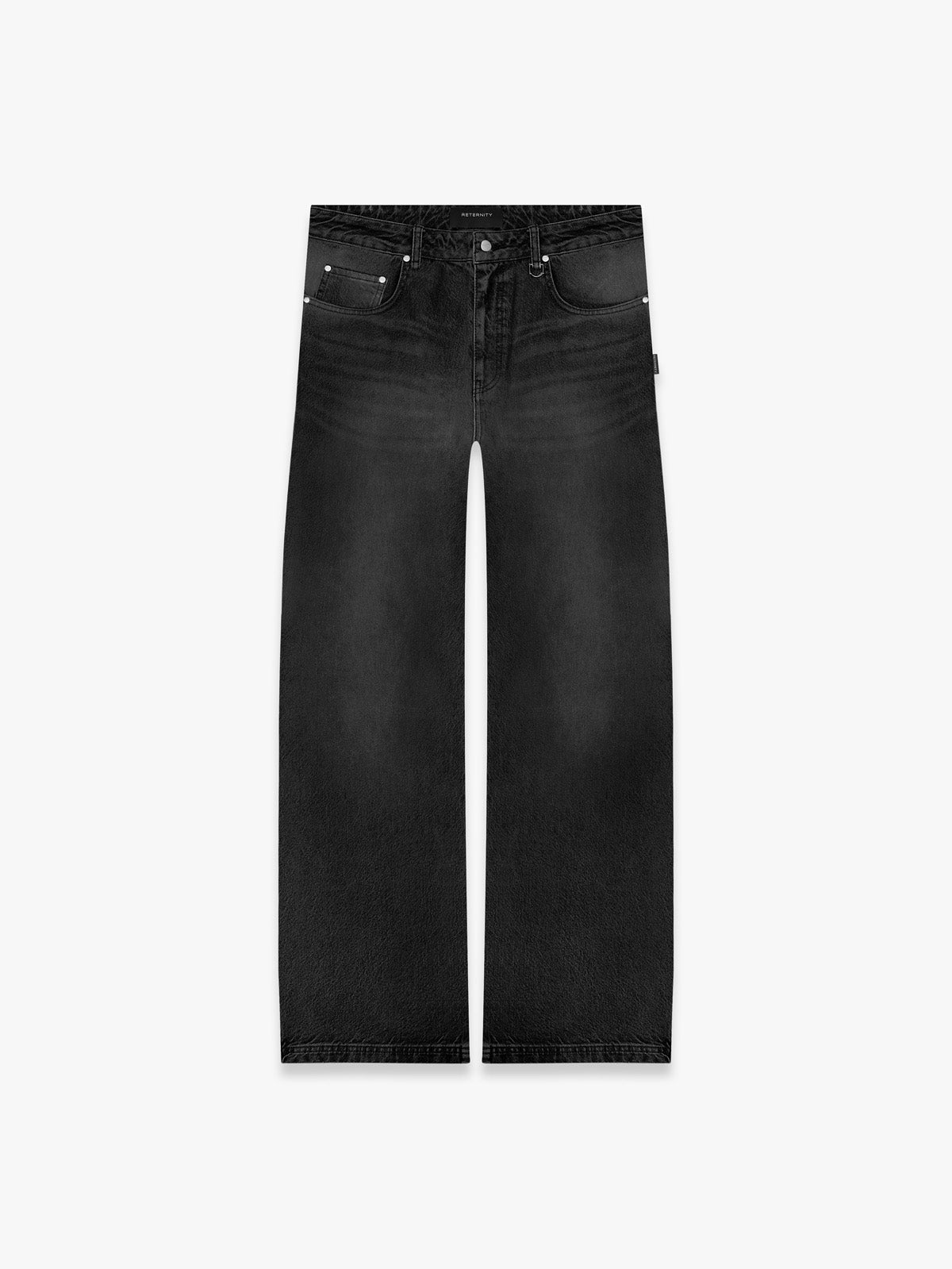 ESSENTIAL BAGGY DENIM - WASHED BLACK