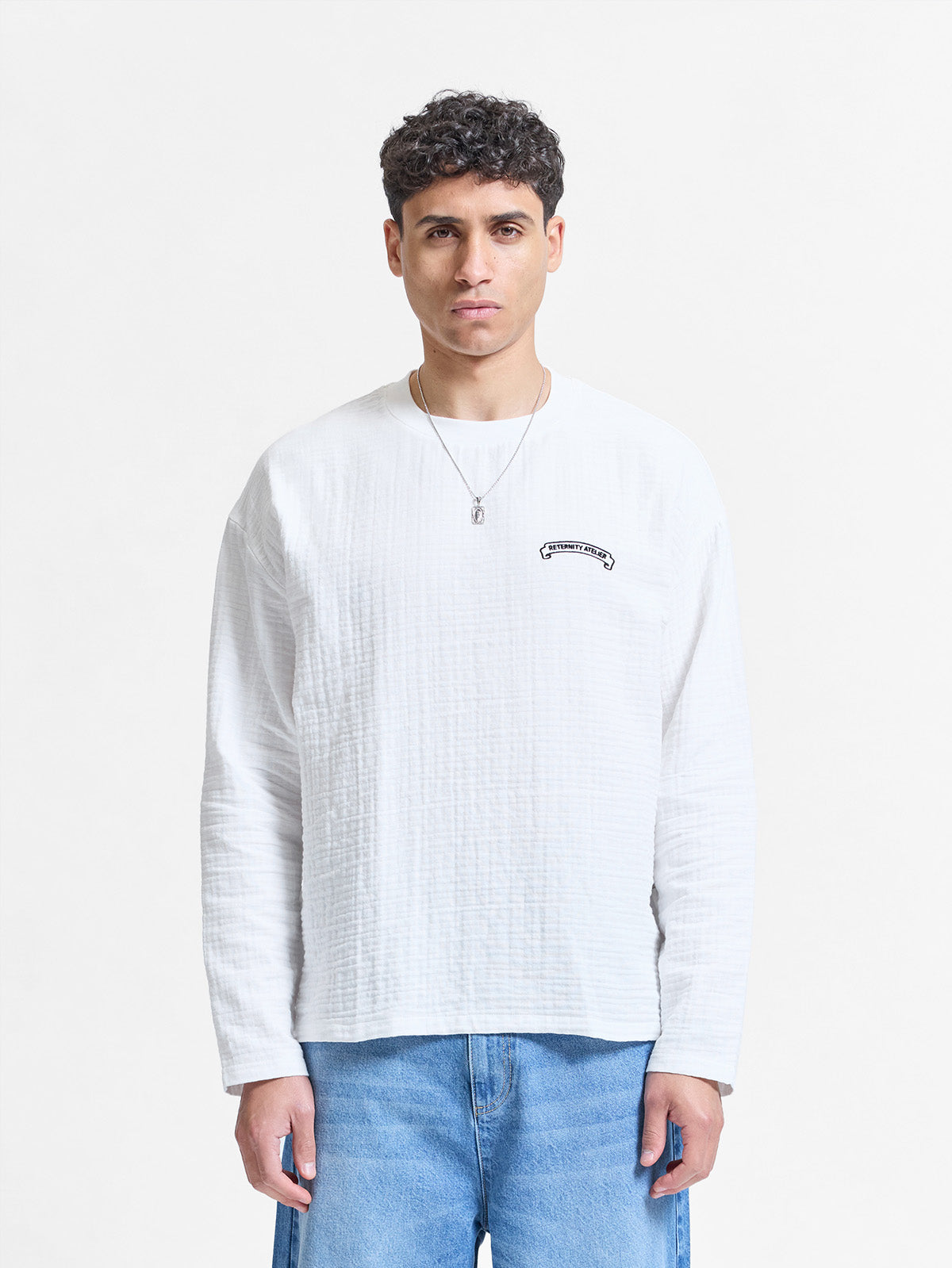 BAND OF PROCESS LONGSLEEVE - WHITE