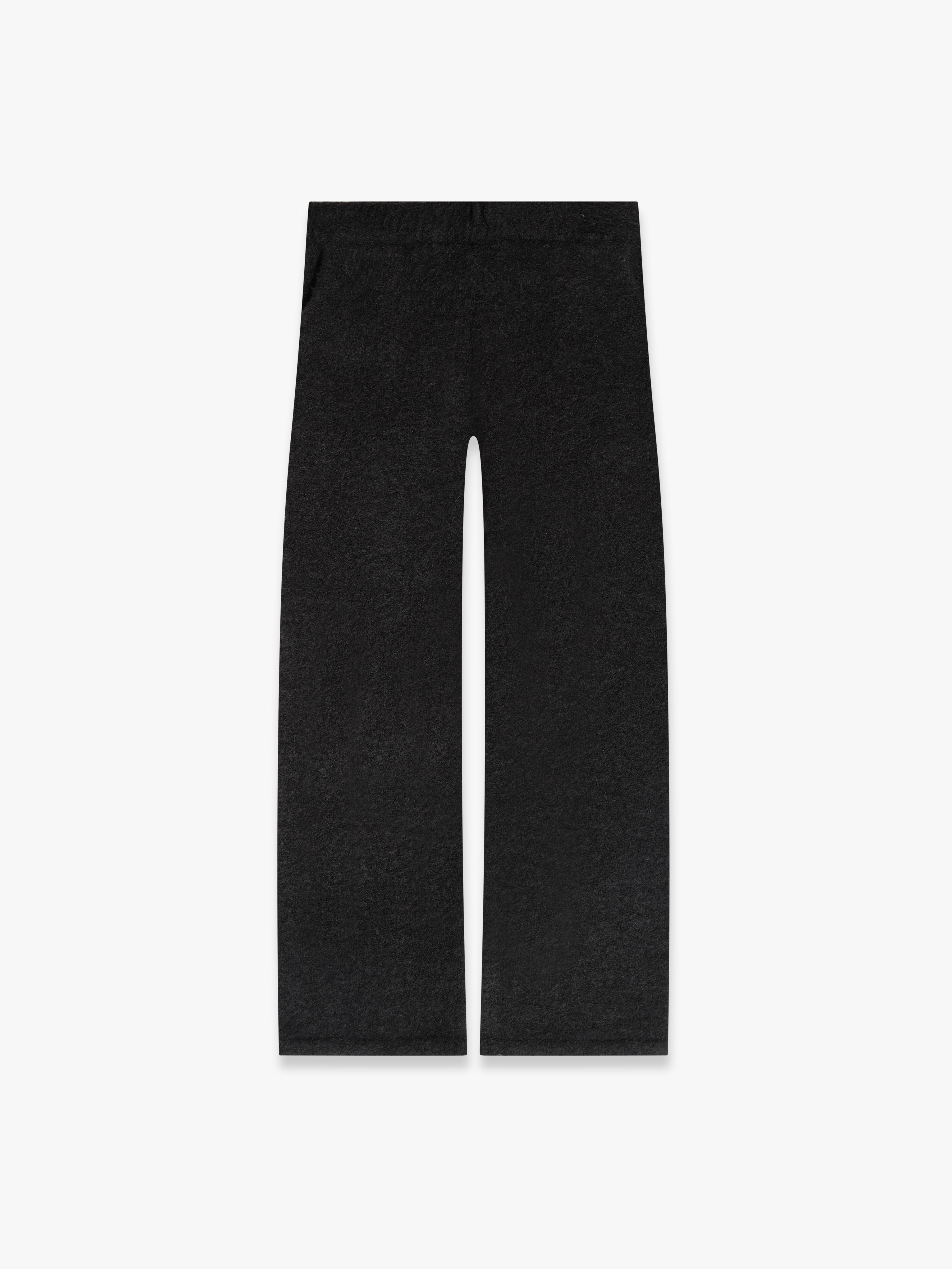 BOUCLE KNIT JOGGER - BLACK