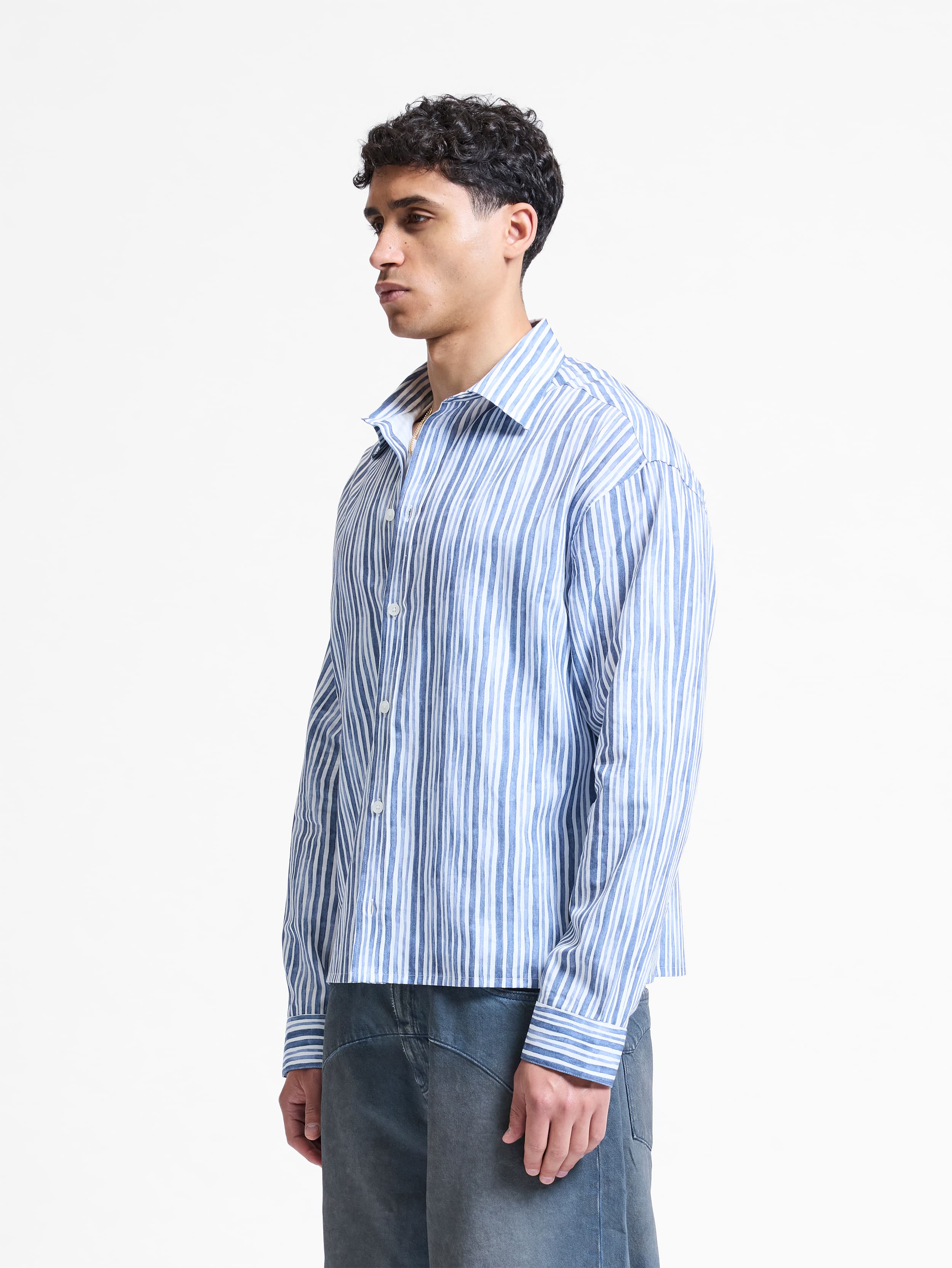 WATERCOLOR SHIRT - BLUE