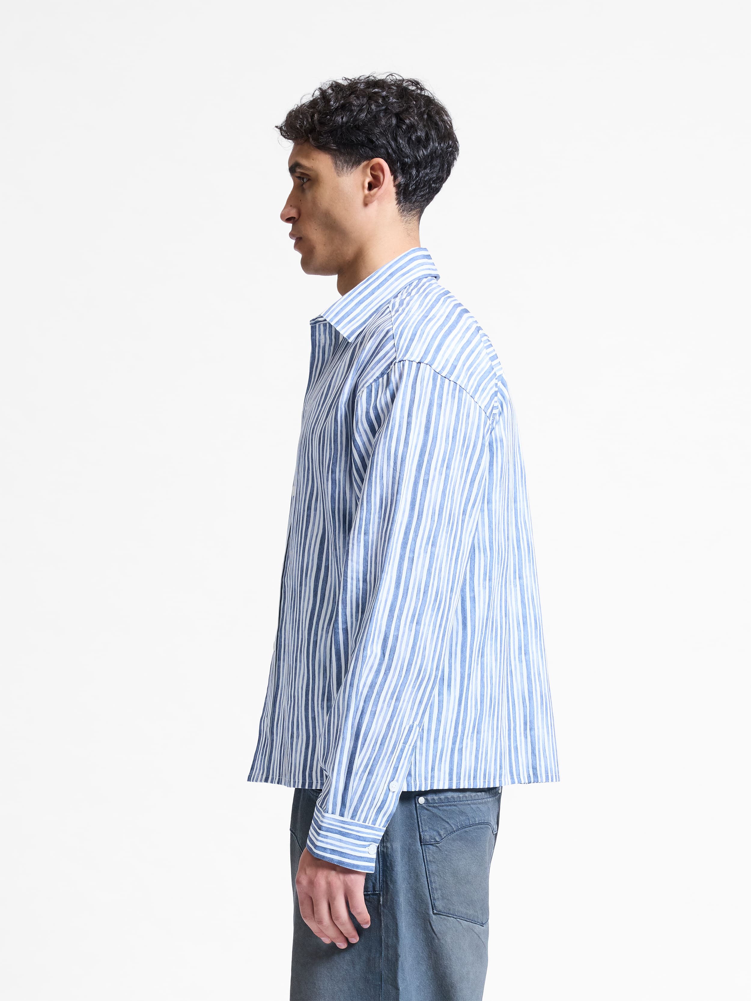 WATERCOLOR SHIRT - BLUE