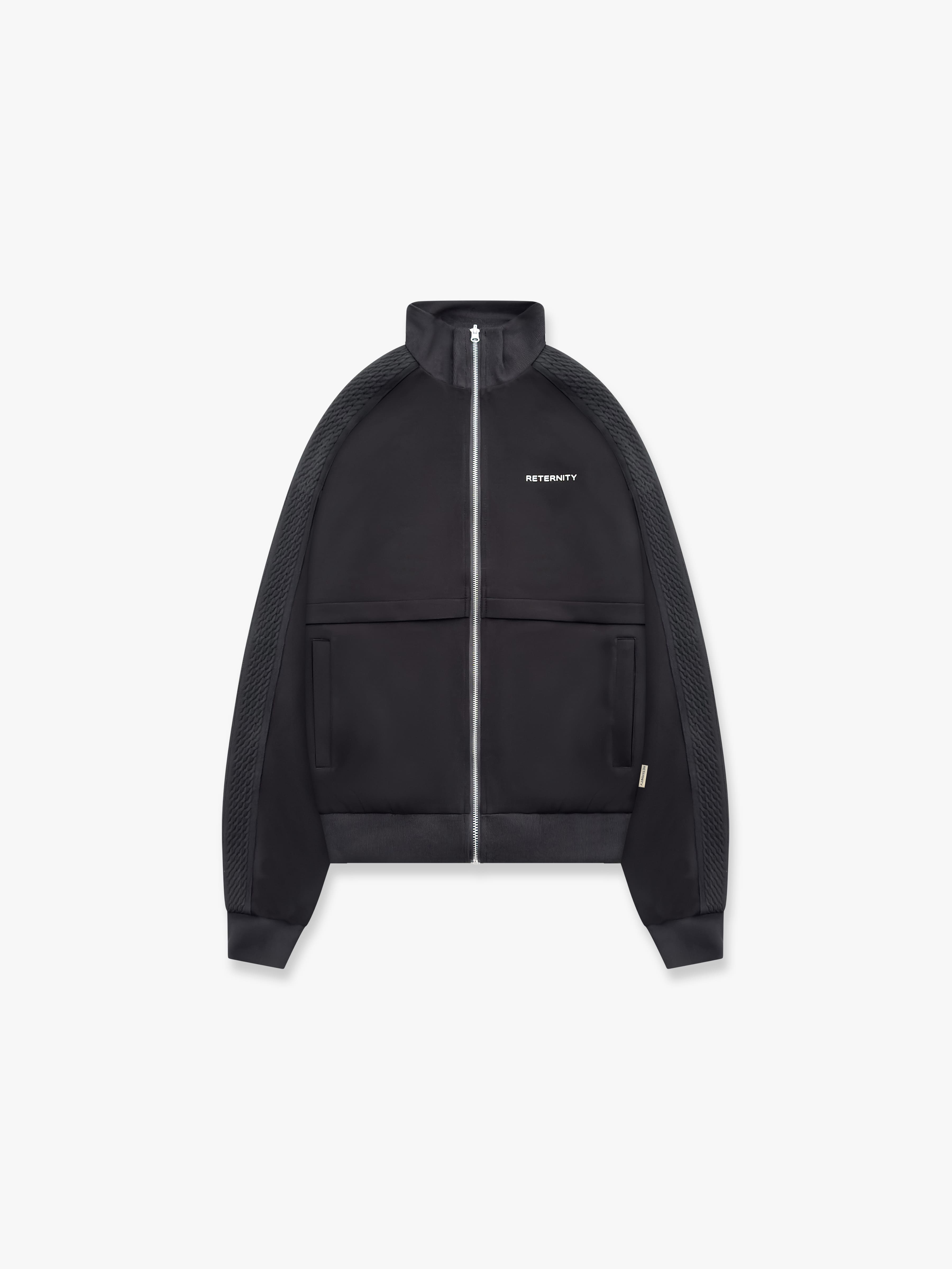 STUDIO REVERSIBLE TRACK JACKET - BLACK