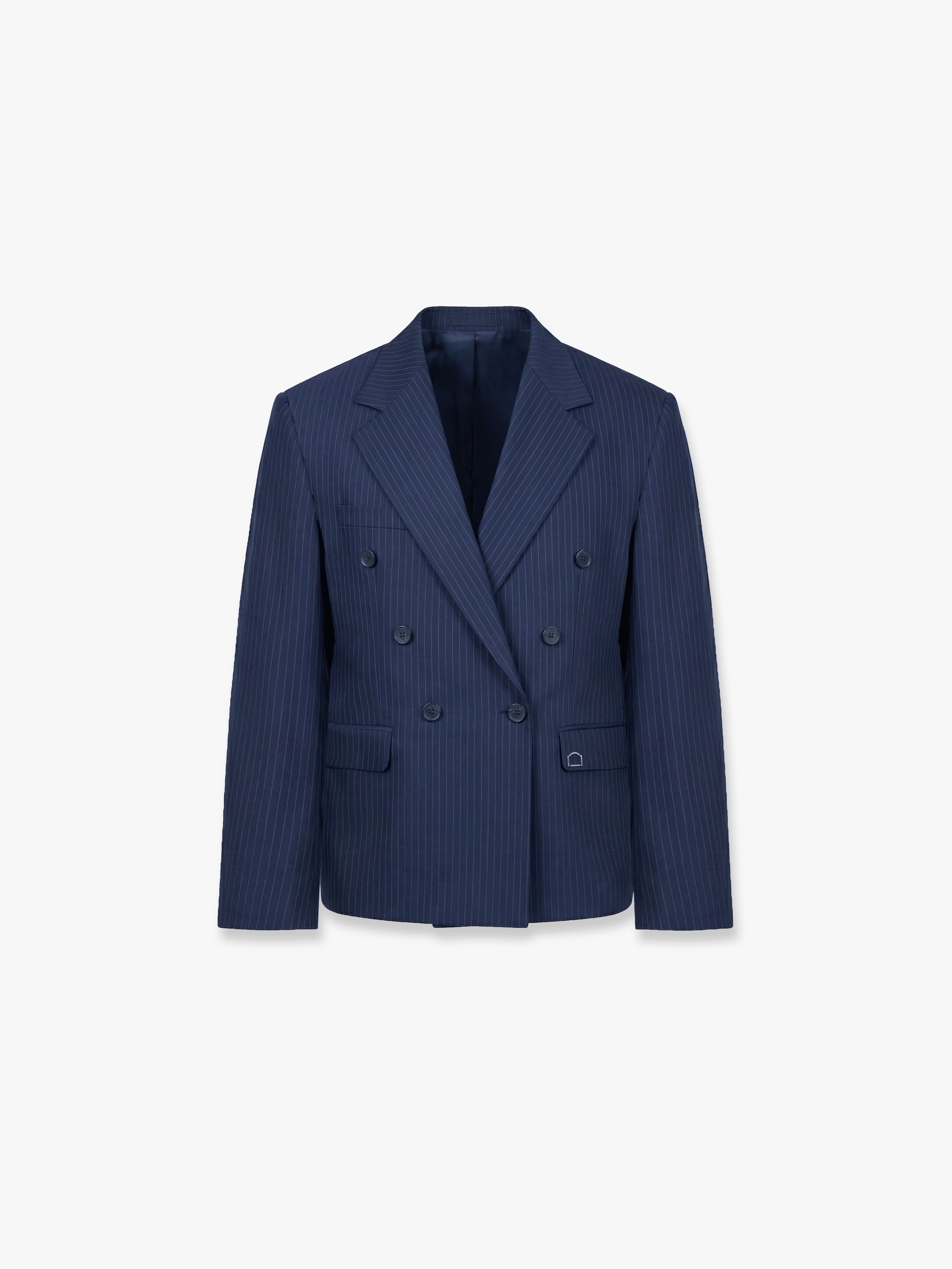 SIGNE BLAZER - PINSTRIPE BLUE