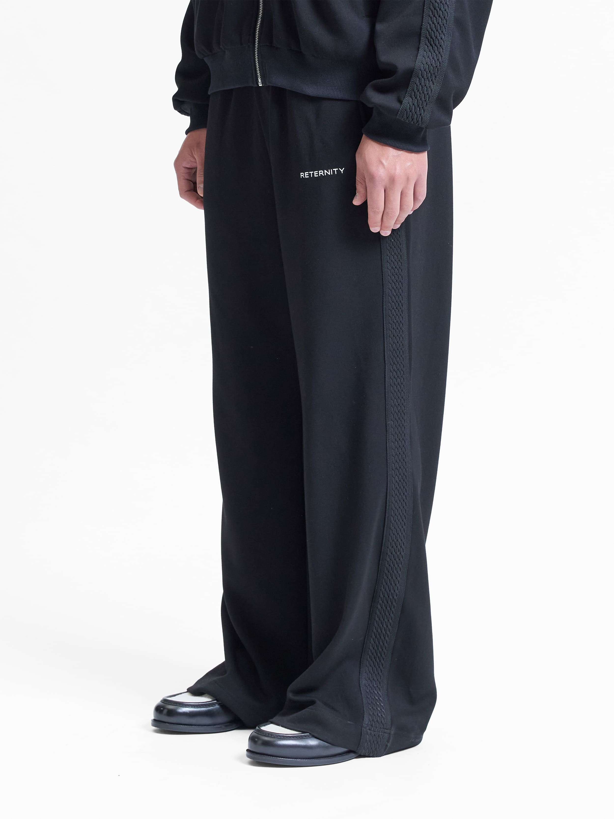 STUDIO TRACK PANTS - BLACK