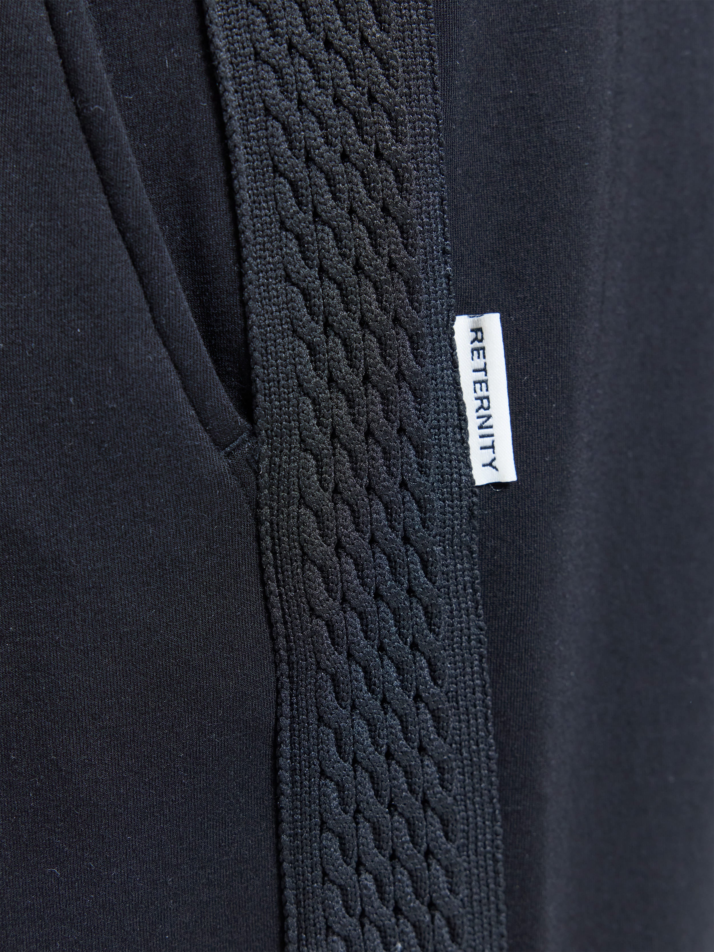 STUDIO TRACK PANTS - BLACK