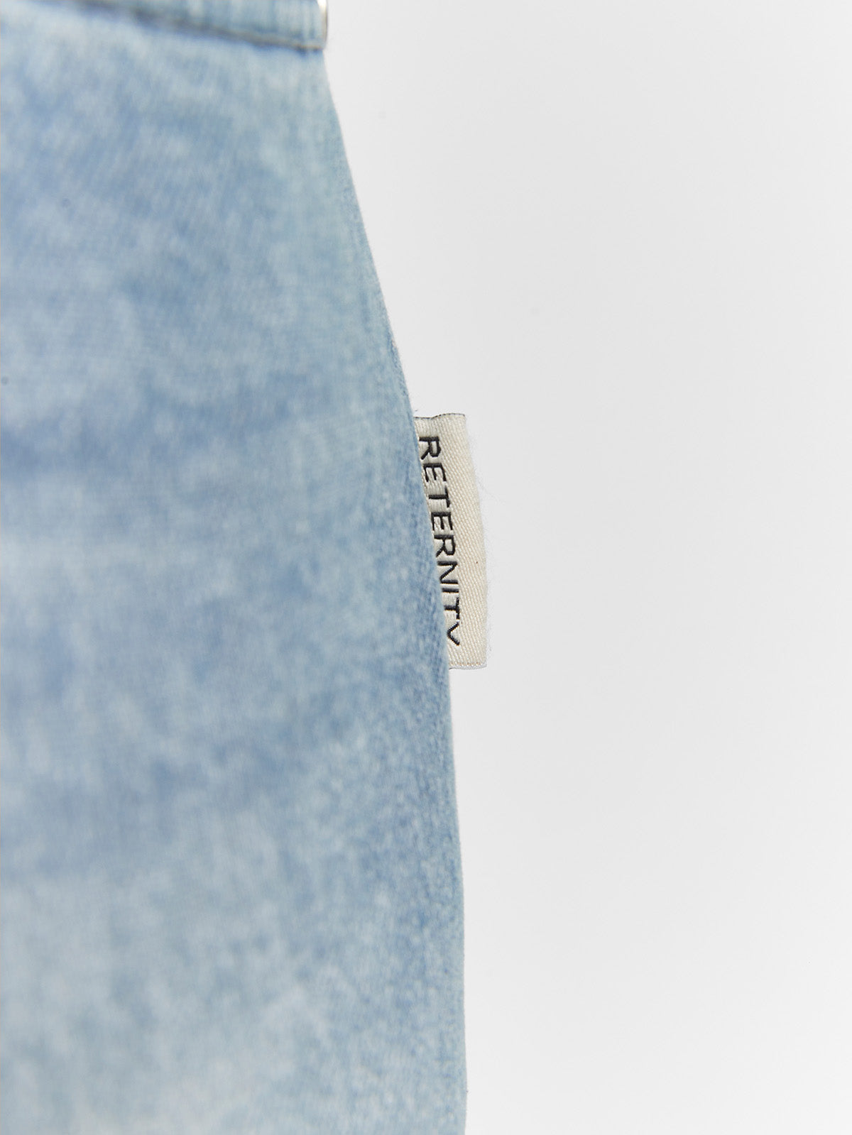 ESSENTIAL DENIM CARGO - WASHED BLUE