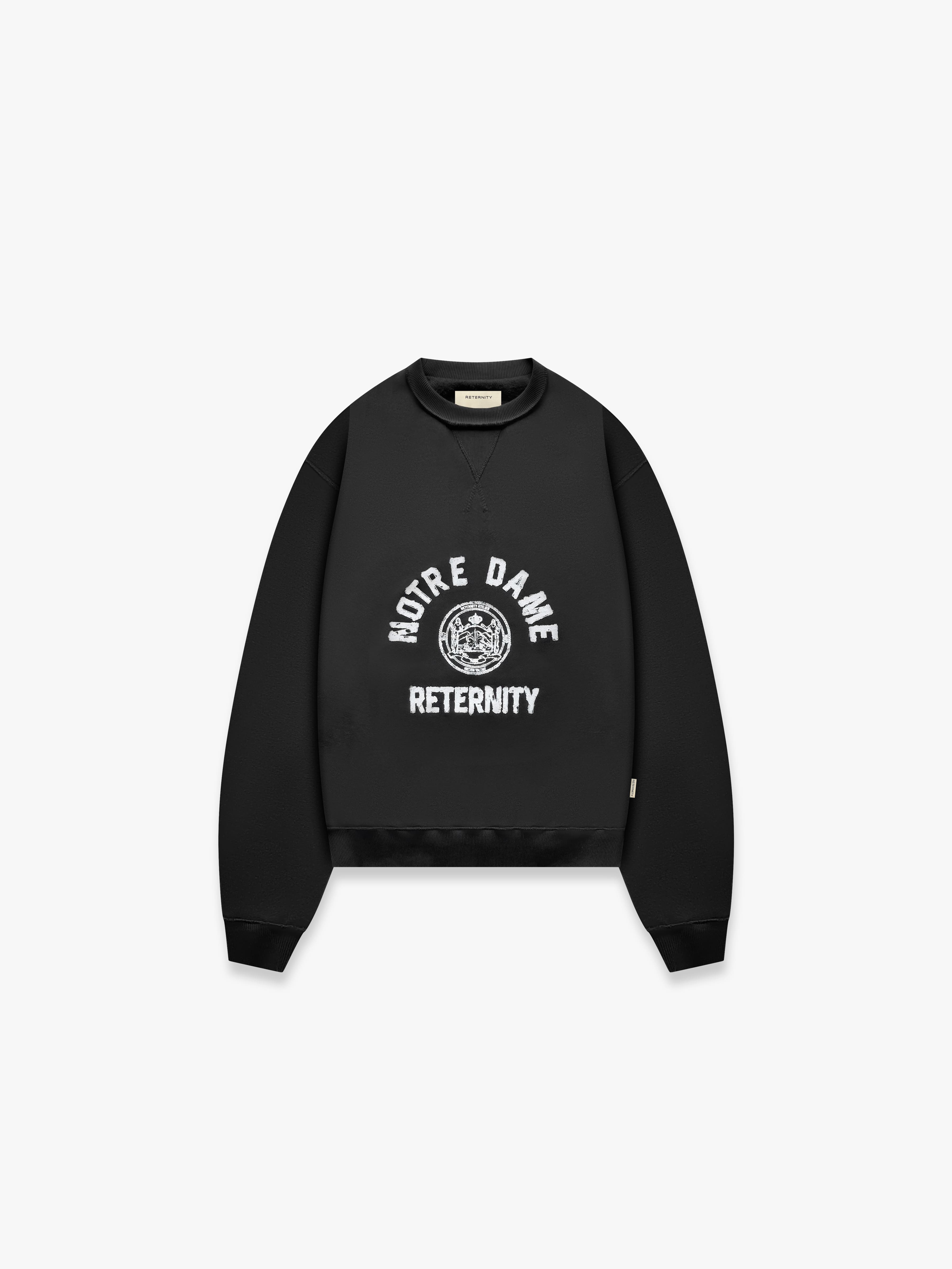 NOTRE DAME SWEATER - BLACK