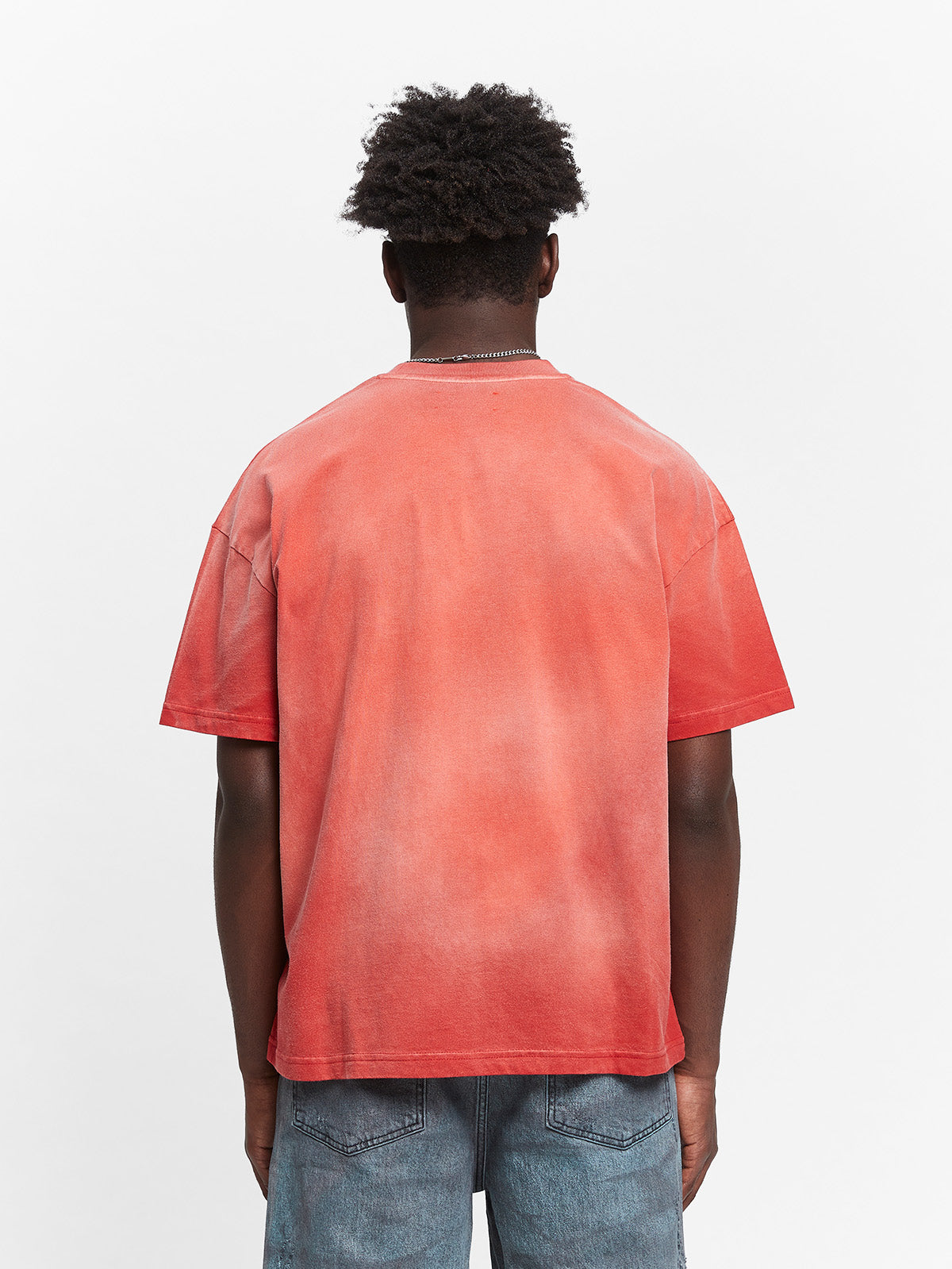 UNIVERSITY T-SHIRT - HEAVY BLEACHED RED