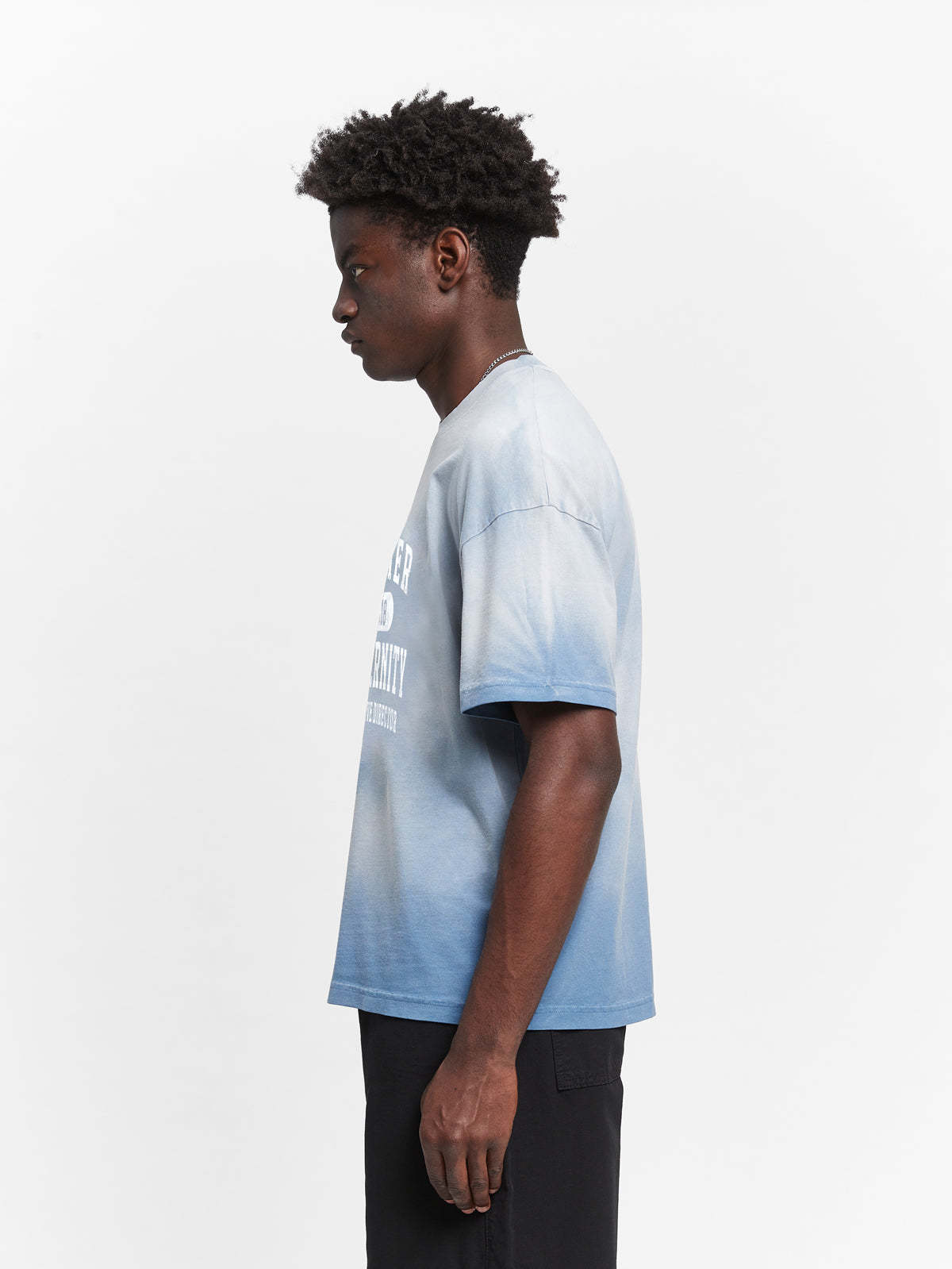 ATELIER EMBLEM T-SHIRT - HEAVY BLEACHED BLUE