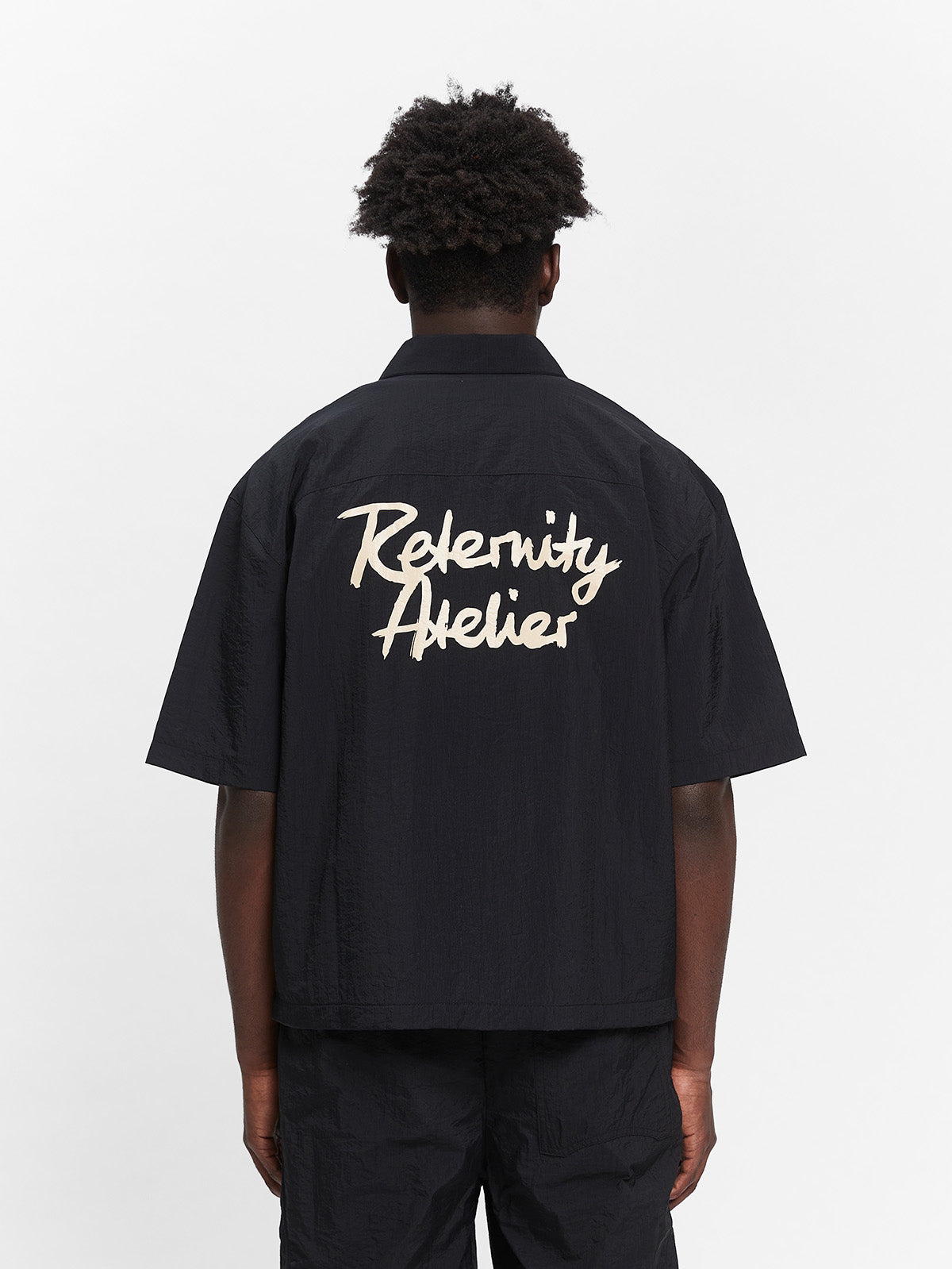 LUMÉVO NYLON ZIP-SHIRT - BLACK