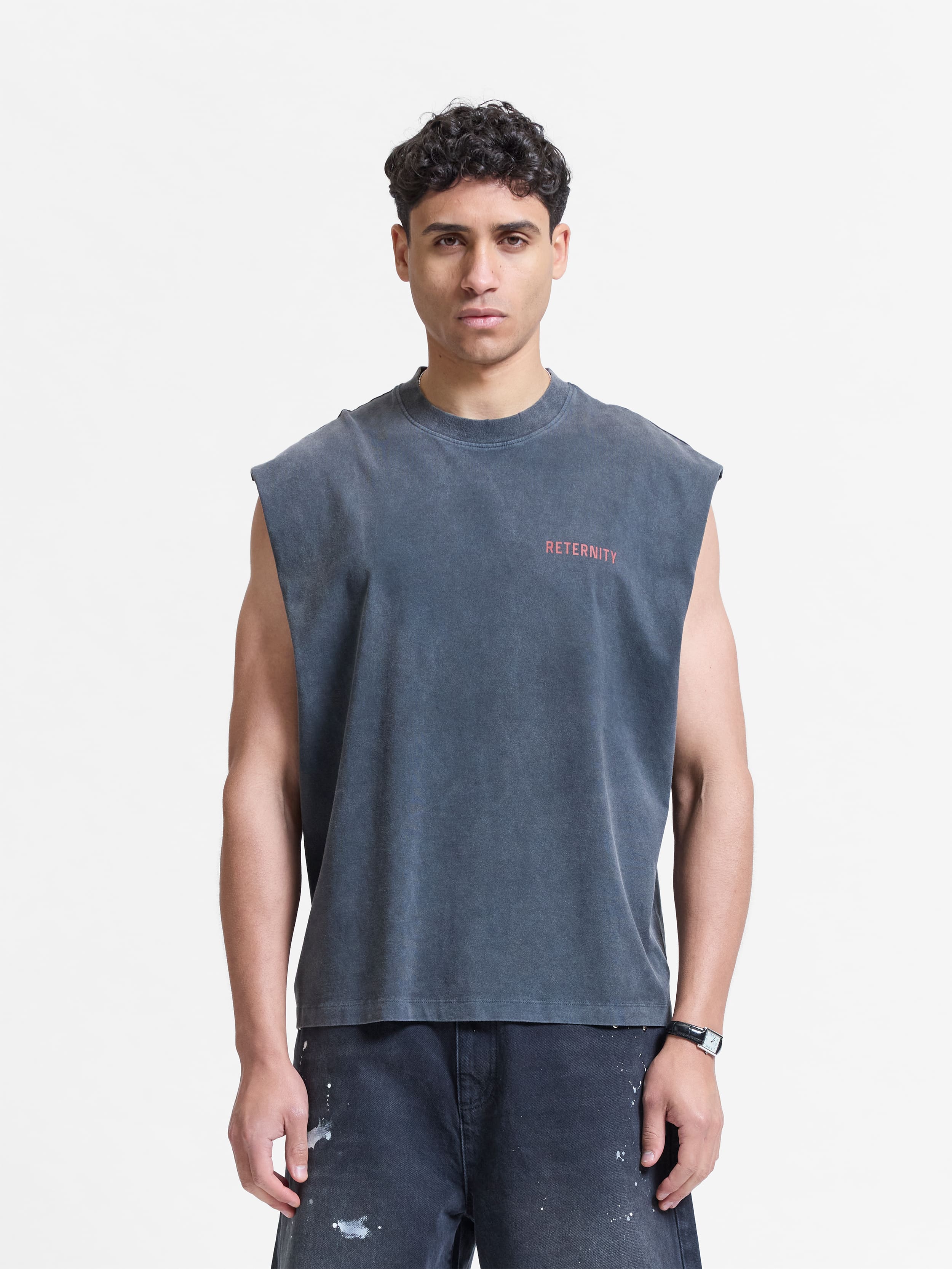 WORLD CHAMPION TANKTOP - WASHED BLACK