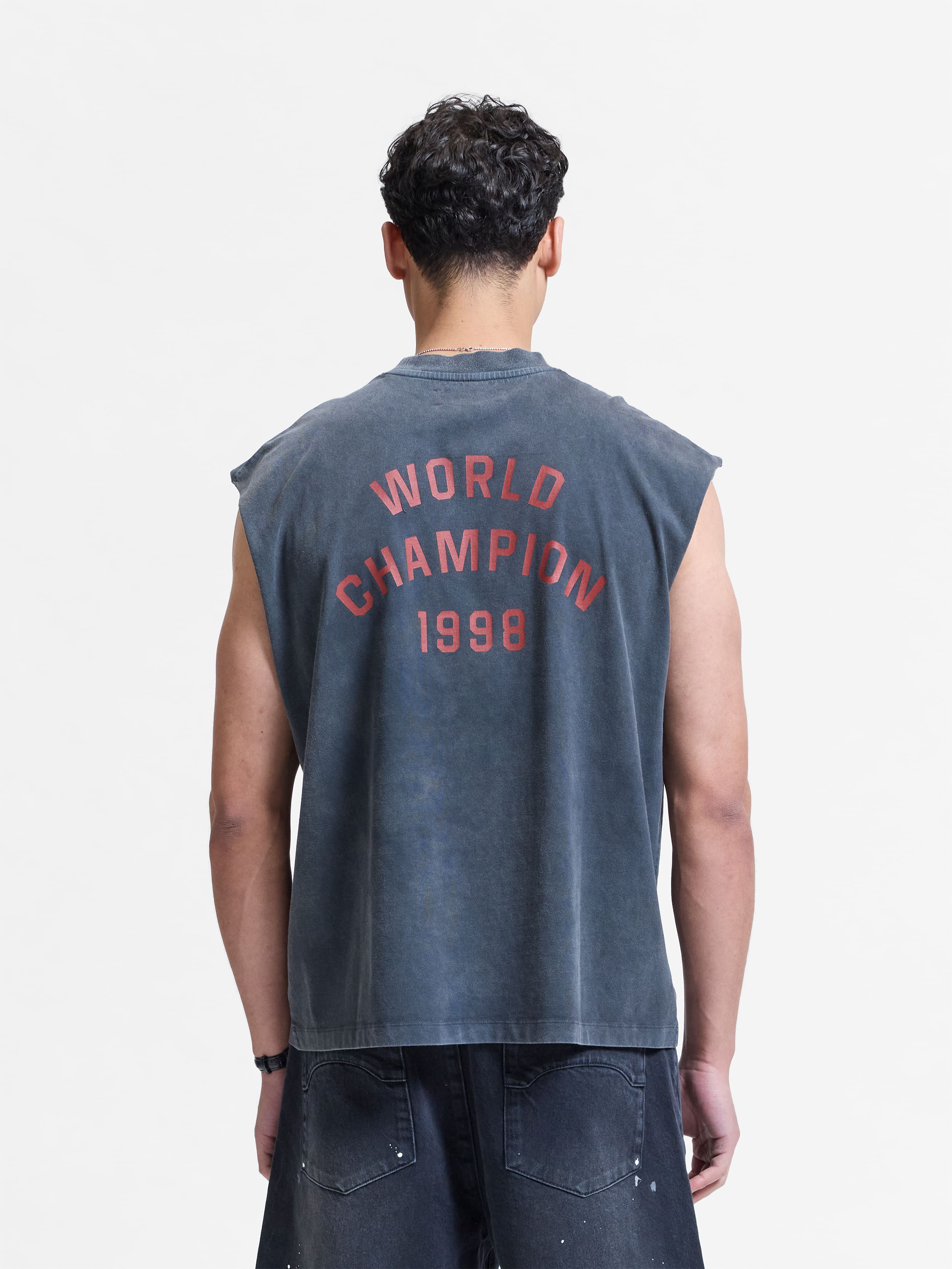 WORLD CHAMPION TANKTOP - WASHED BLACK