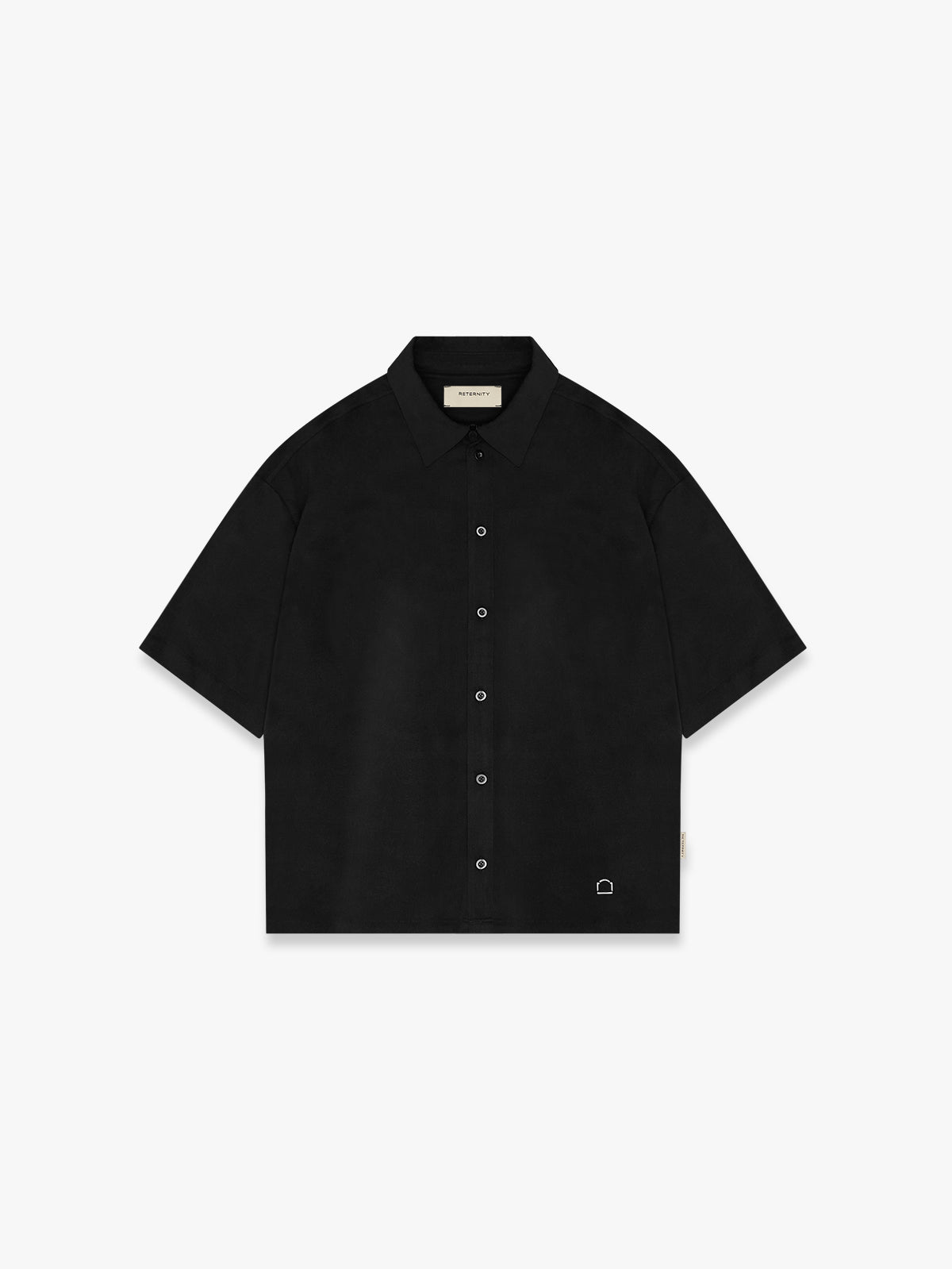 ÉVÉNIE BUTTON SHIRT - BLACK