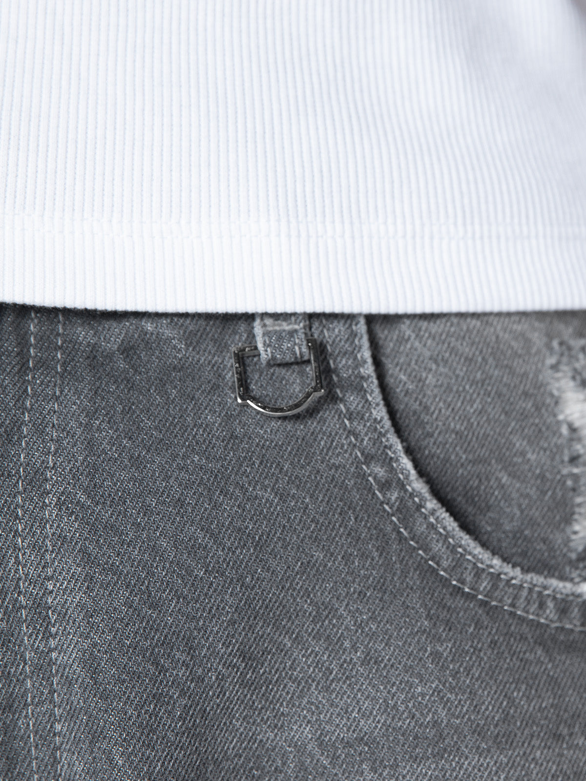 ESSENTIAL BAGGY DENIM - WASHED GREY