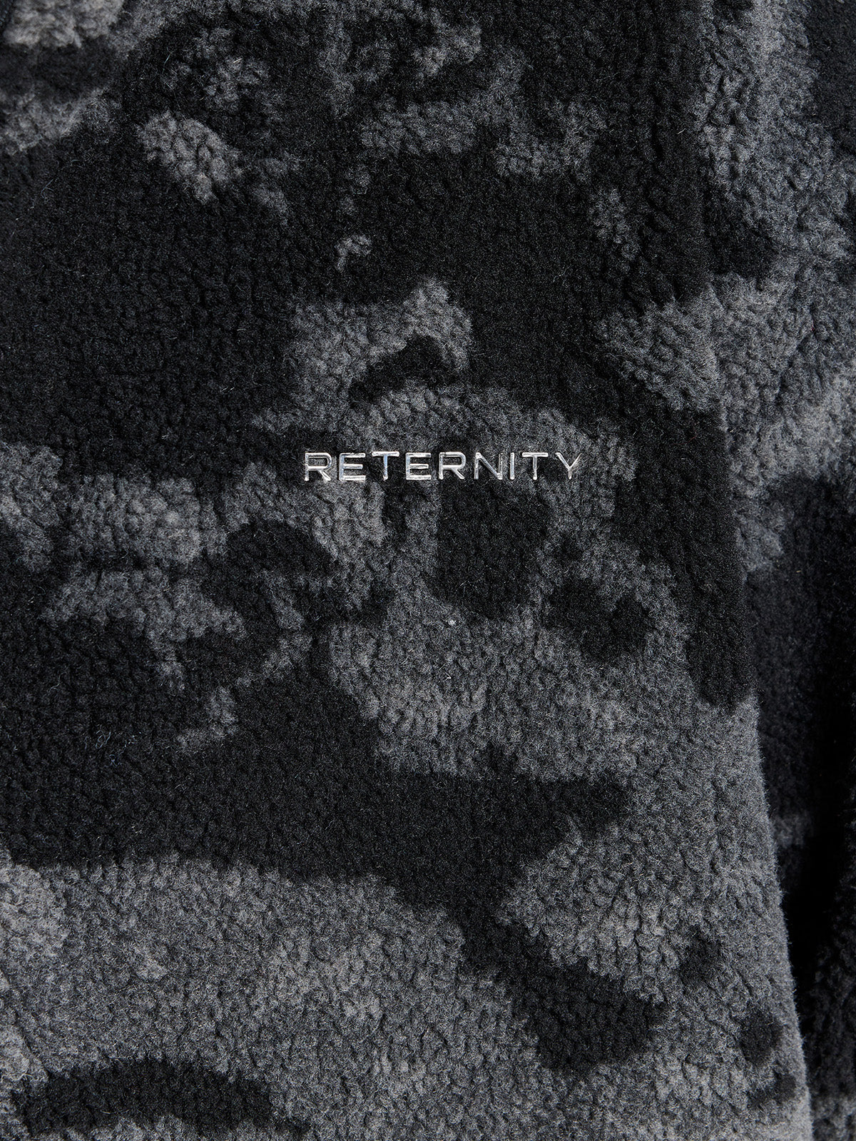 RETERNITY FLEECE JACKET - ACID BLACK