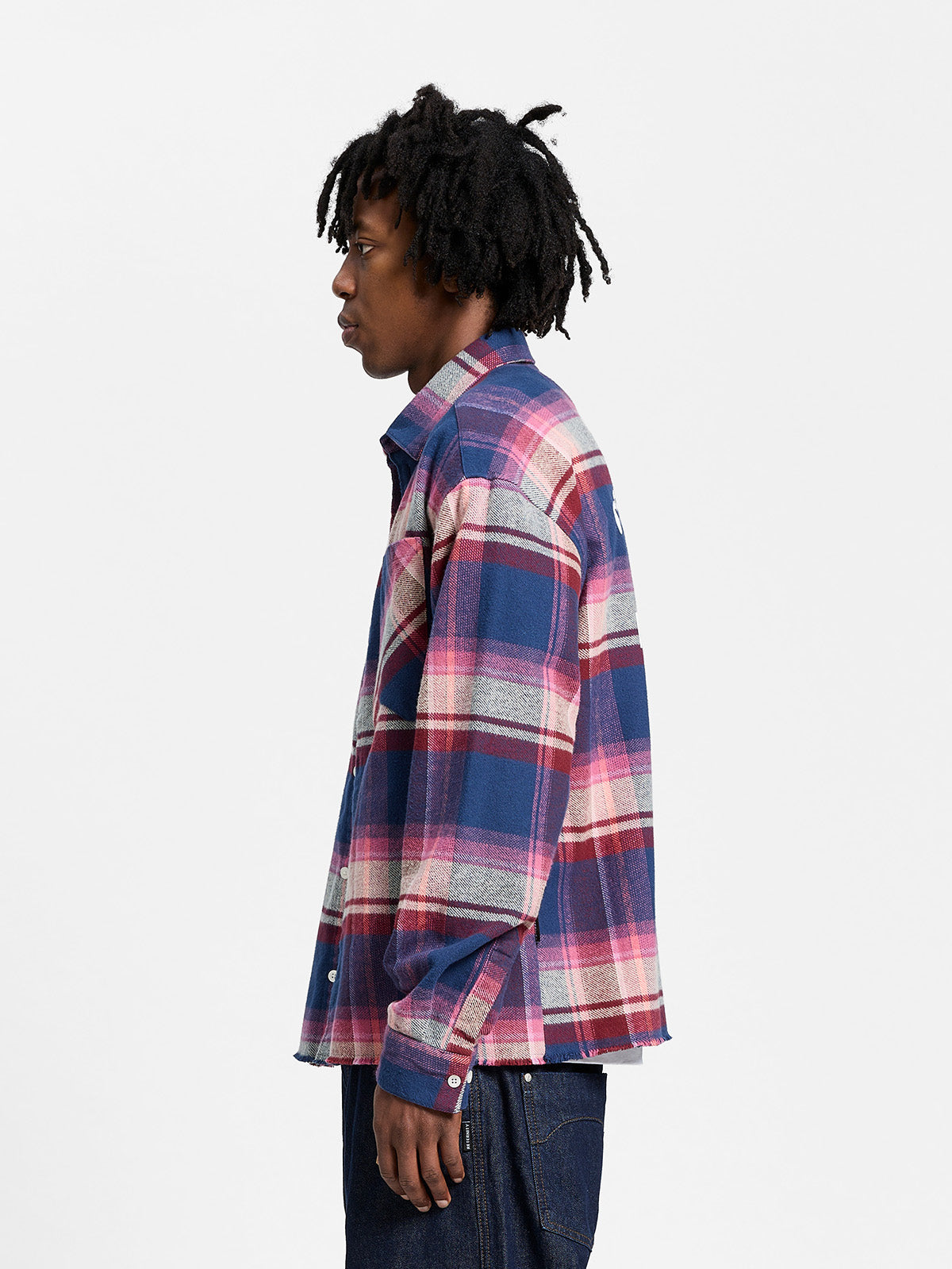 CREATIVE DEPT LOGO FLANNEL - PURPLE