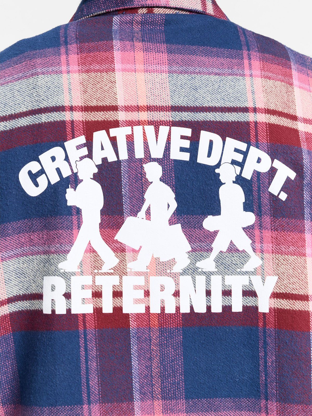 CREATIVE DEPT LOGO FLANNEL - PURPLE