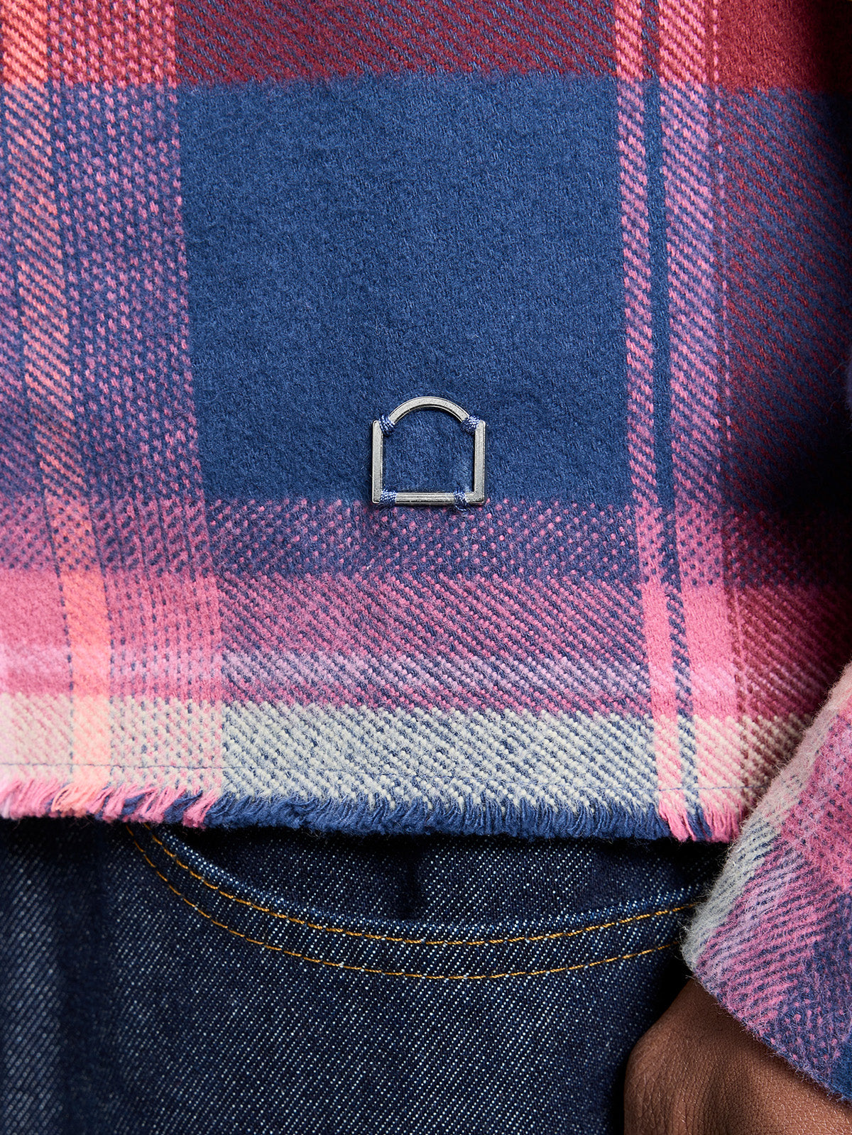 CREATIVE DEPT LOGO FLANNEL - PURPLE