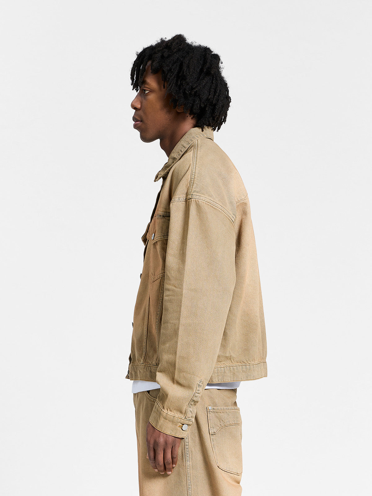ESSENTIAL DENIM JACKET - SAND WASH