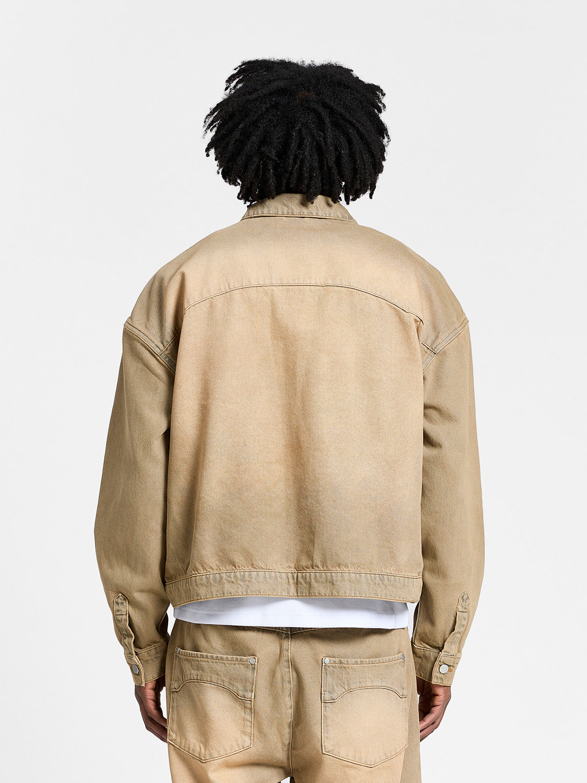 ESSENTIAL DENIM JACKET - SAND WASH