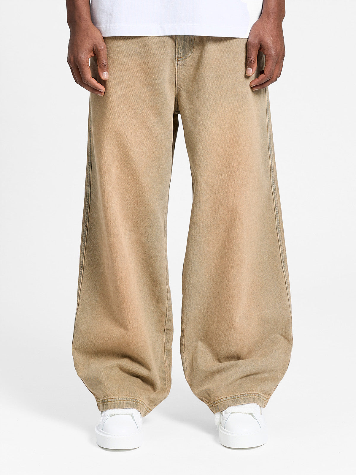 ESSENTIAL BAGGY DENIM - SAND WASH