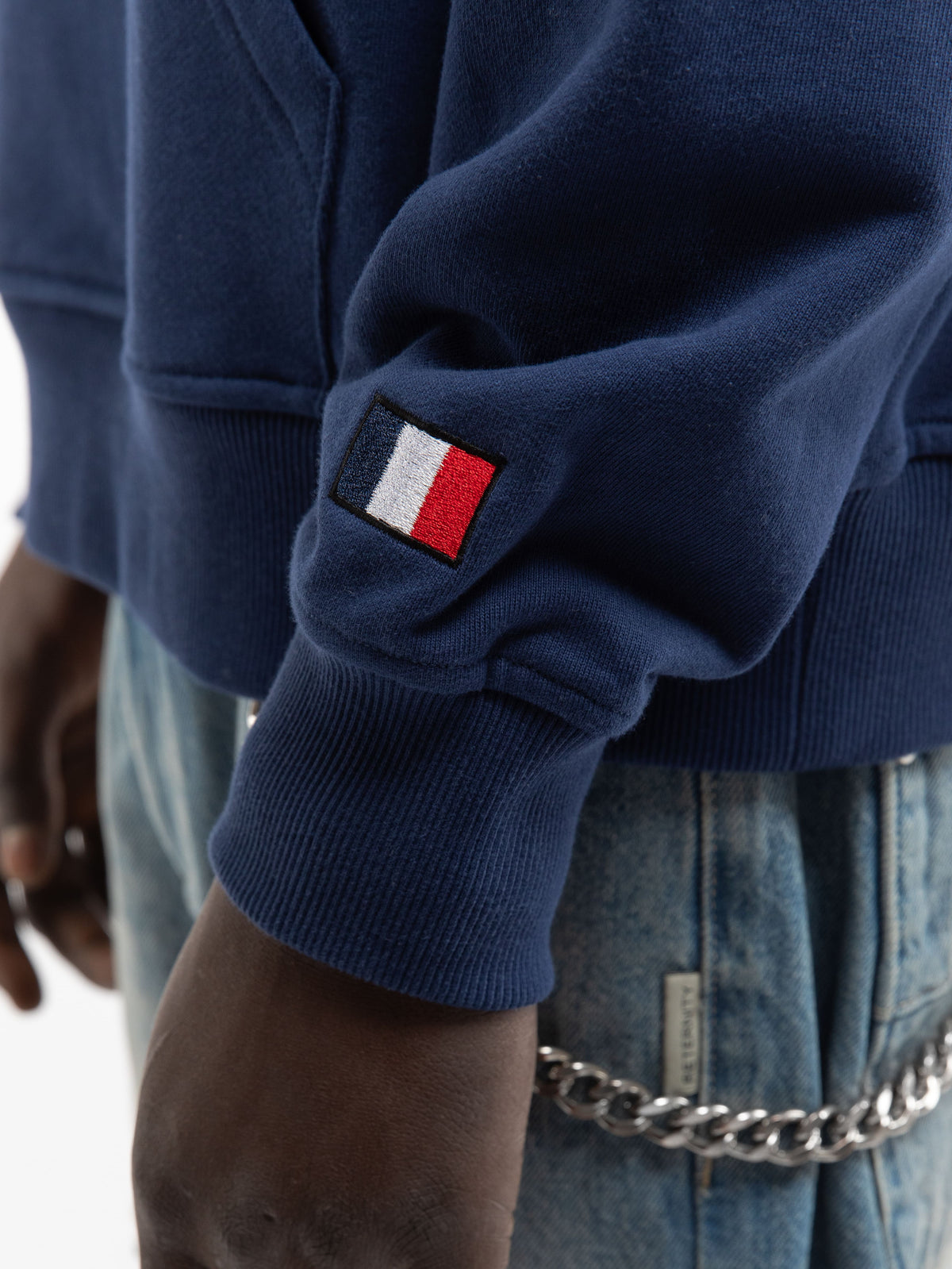 SAINT GERMAIN HALF ZIP - NAVY