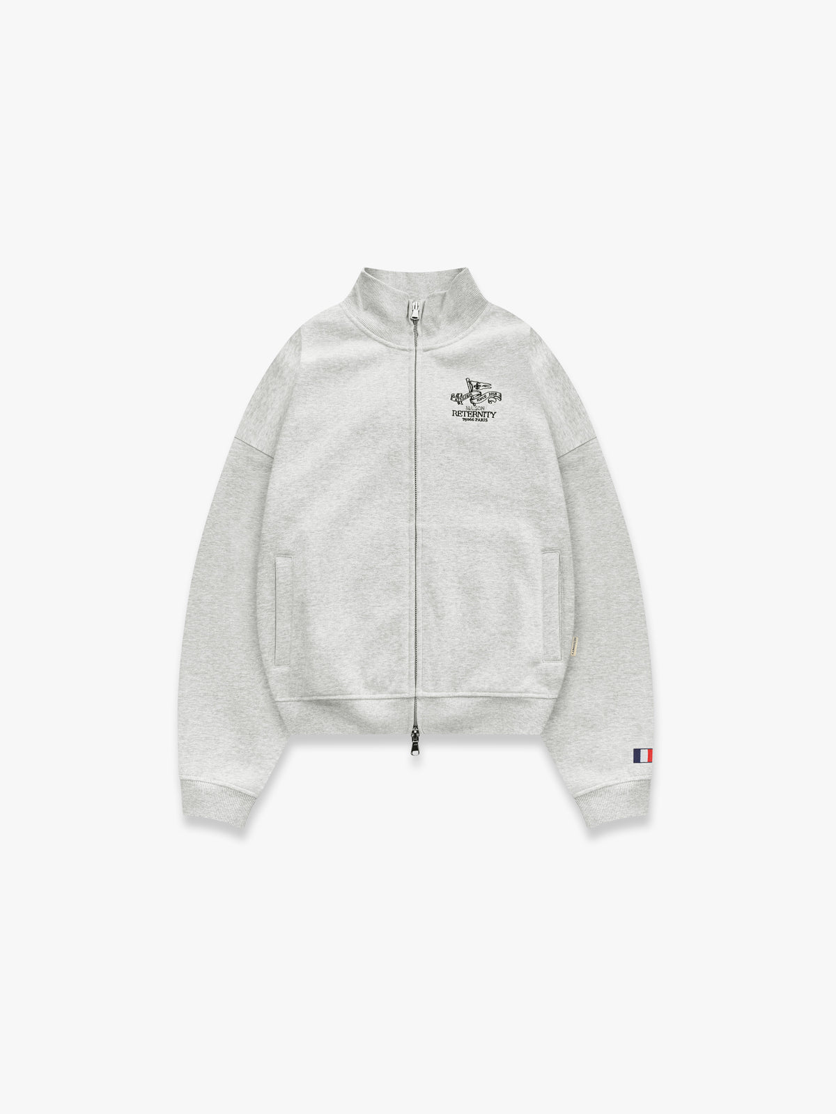 VINTAGE ZIPPER - GREY MELANGE