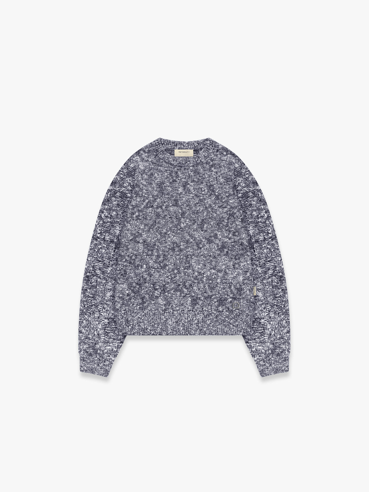 ARTISAN KNIT SWEATER - NAVY