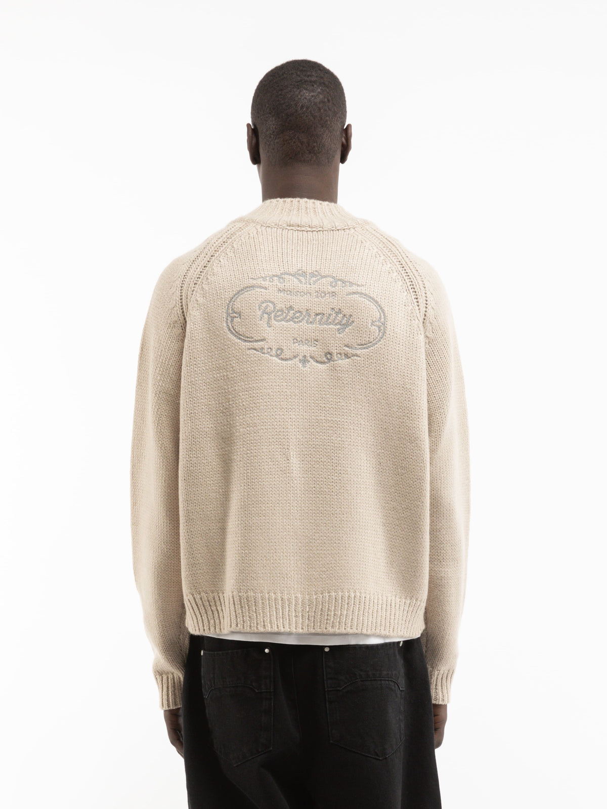ÉCLAT KNIT ZIPPER - CREME
