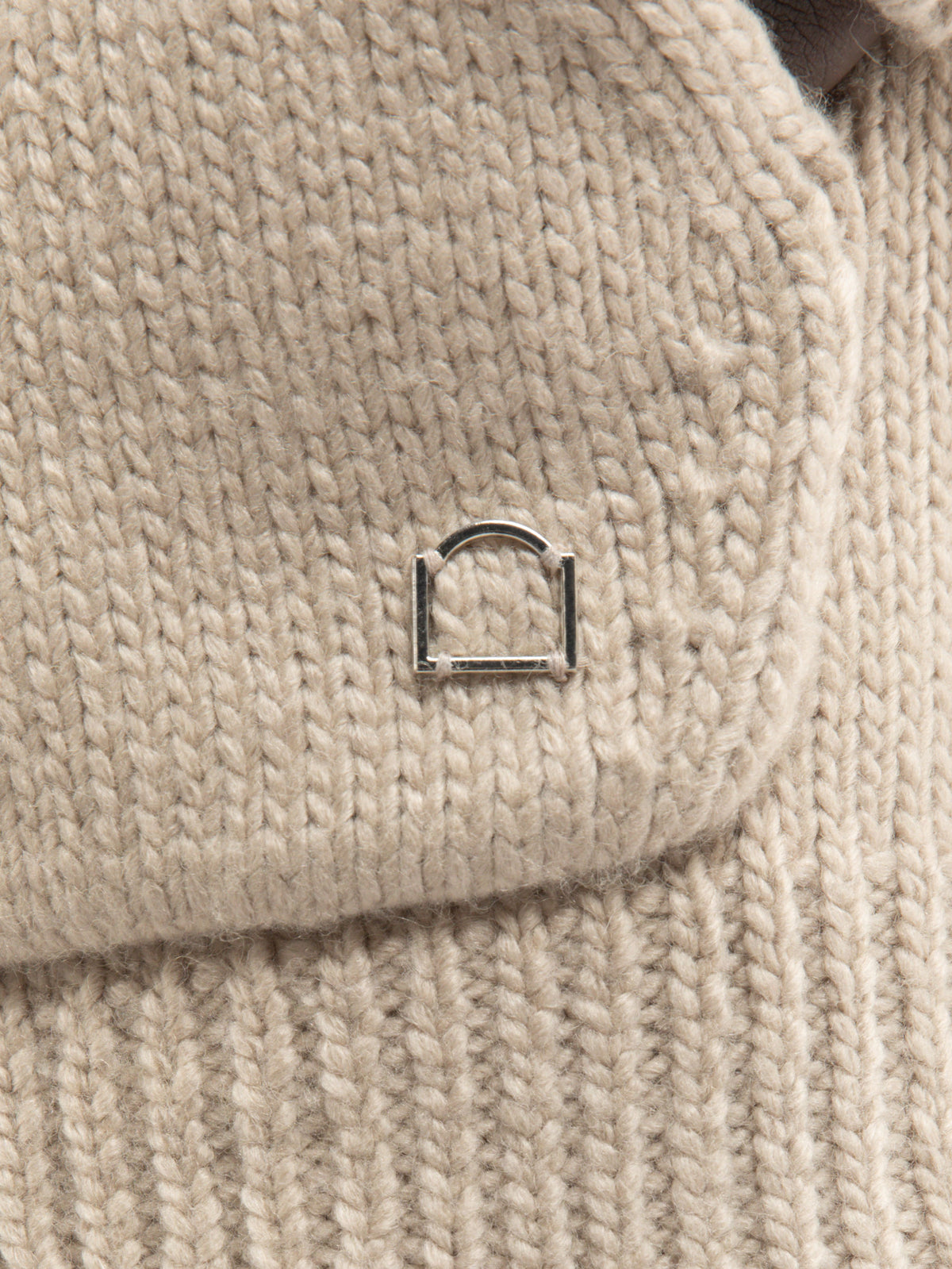ÉCLAT KNIT ZIPPER - CREME