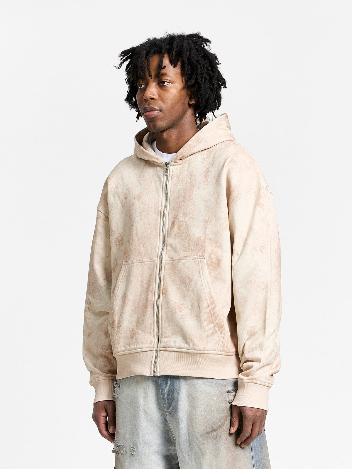DÉLIRIA ZIP HOODIE - SAND