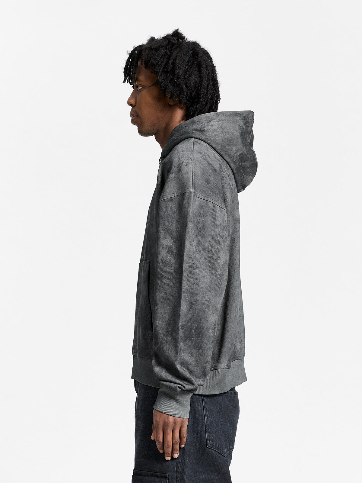 DÉLIRIA ZIP HOODIE - BLACK