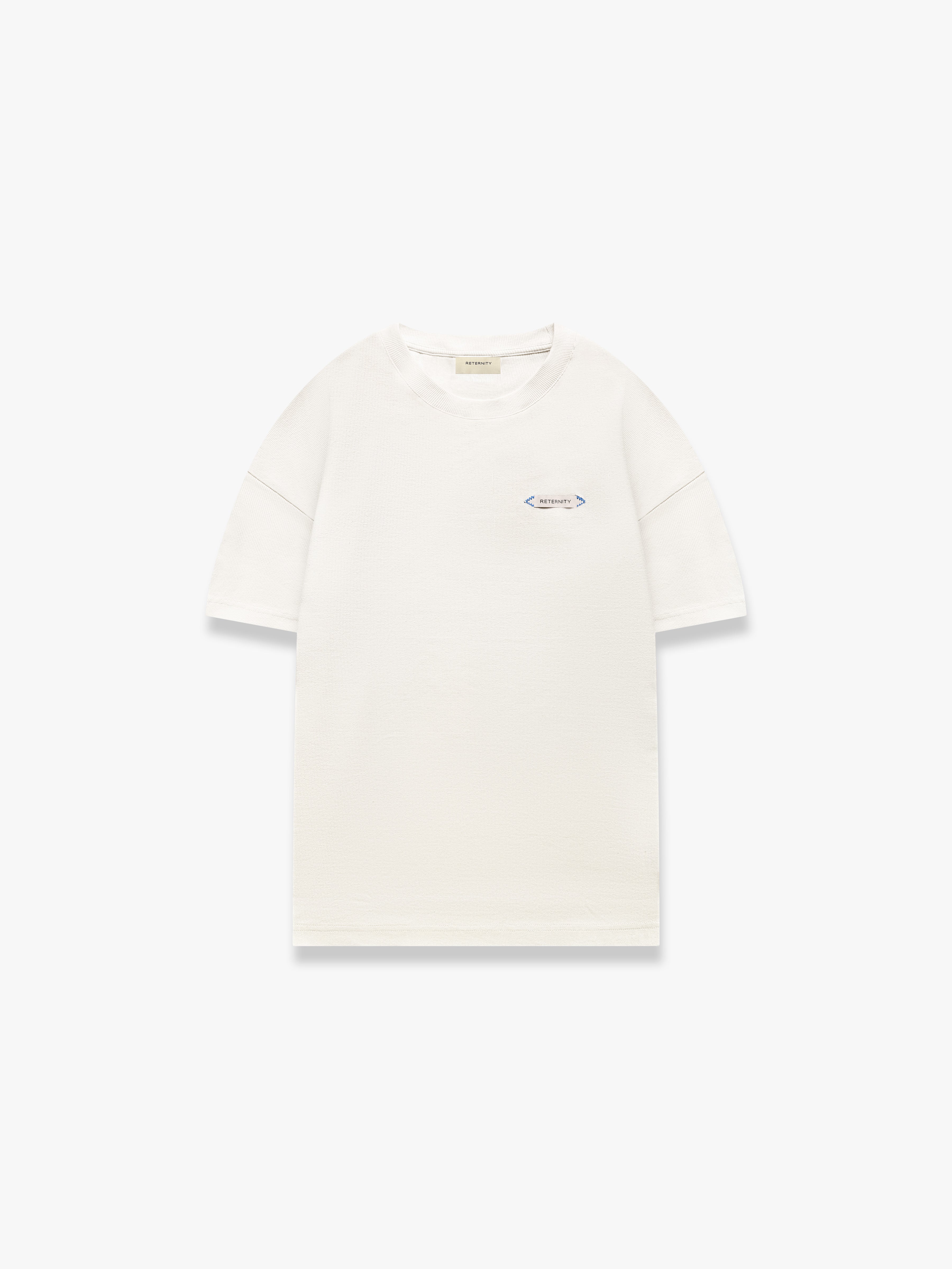 L’ATELIER LINE RIB T-SHIRT - OFF WHITE