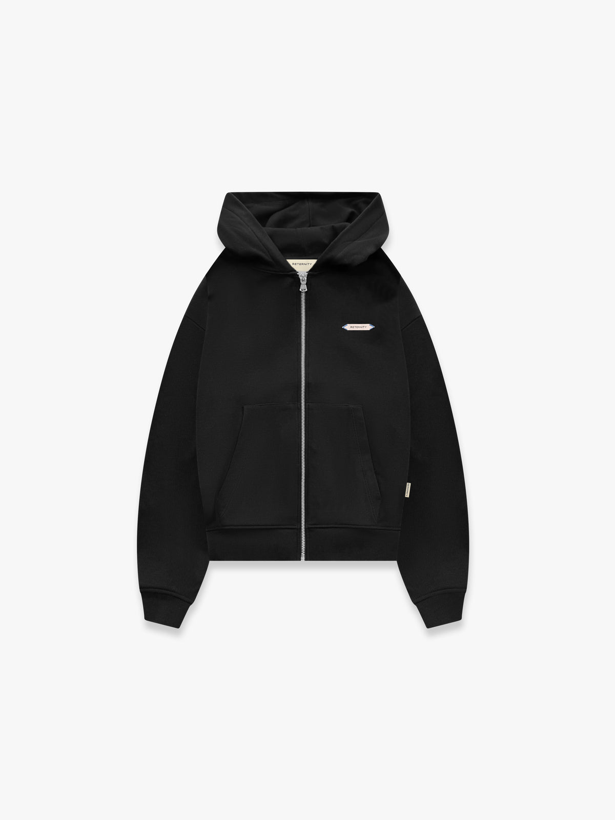 L’ATELIER LINE ZIP-HOODIE - BLACK