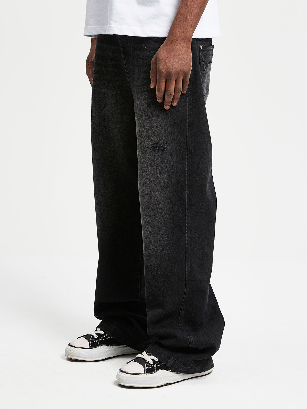 VÉRA DENIM - WASHED BLACK