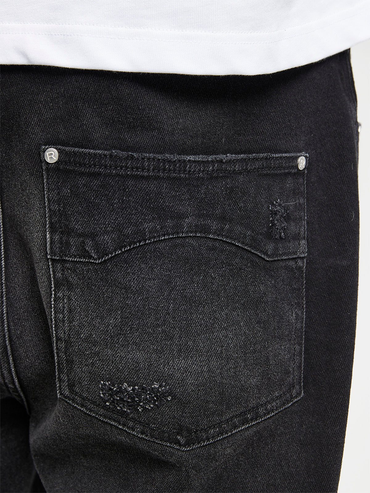 VÉRA DENIM - WASHED BLACK