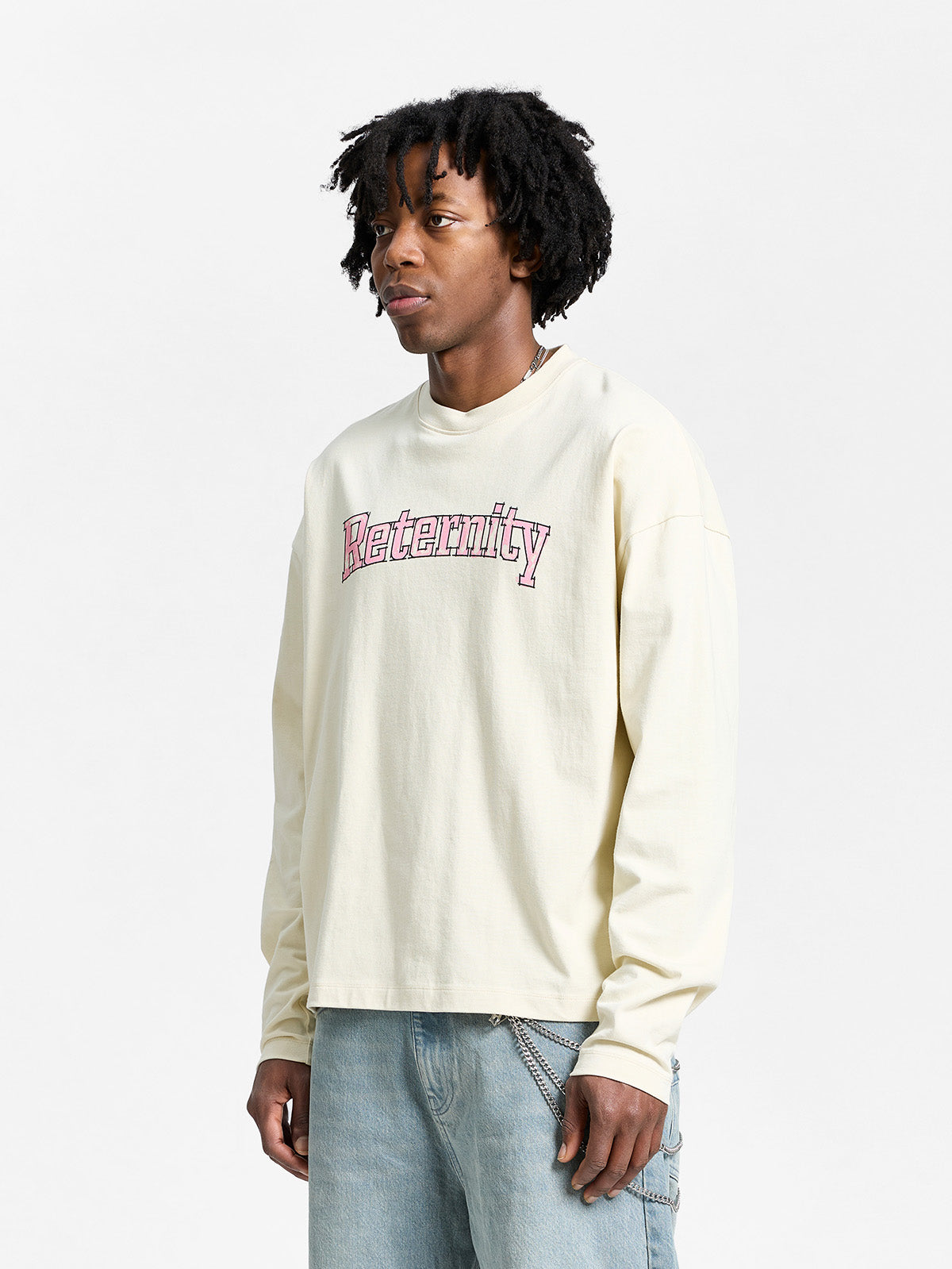 WATERCOLOR LONGSLEEVE - CREAM