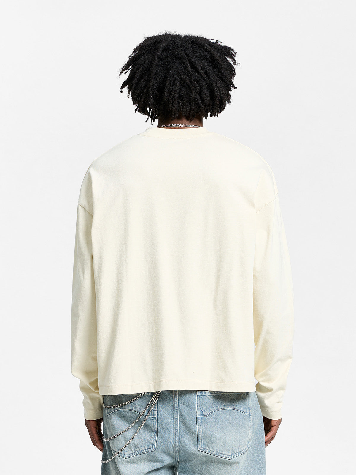 WATERCOLOR LONGSLEEVE - CREAM