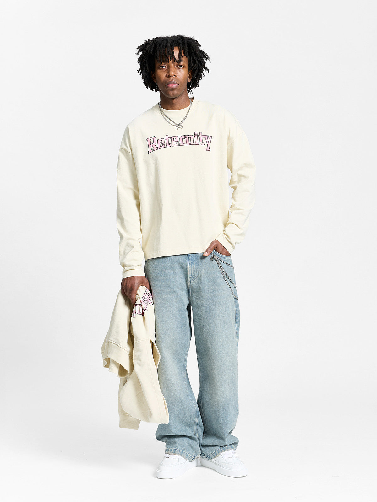 WATERCOLOR LONGSLEEVE - CREAM
