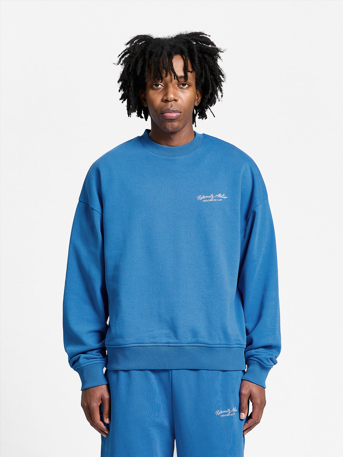 DE L'ART CREWNECK - BLUE