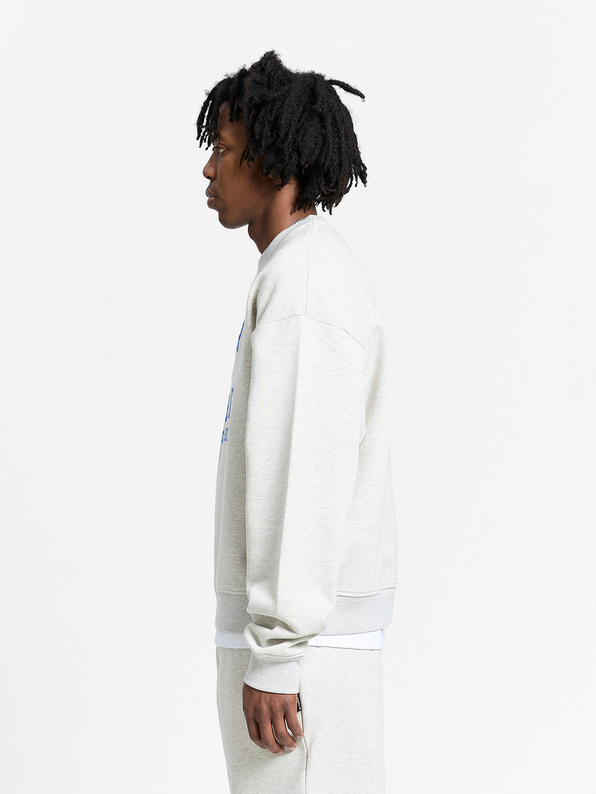 ATELIER EMBLEM CREWNECK - MELANGE GREY