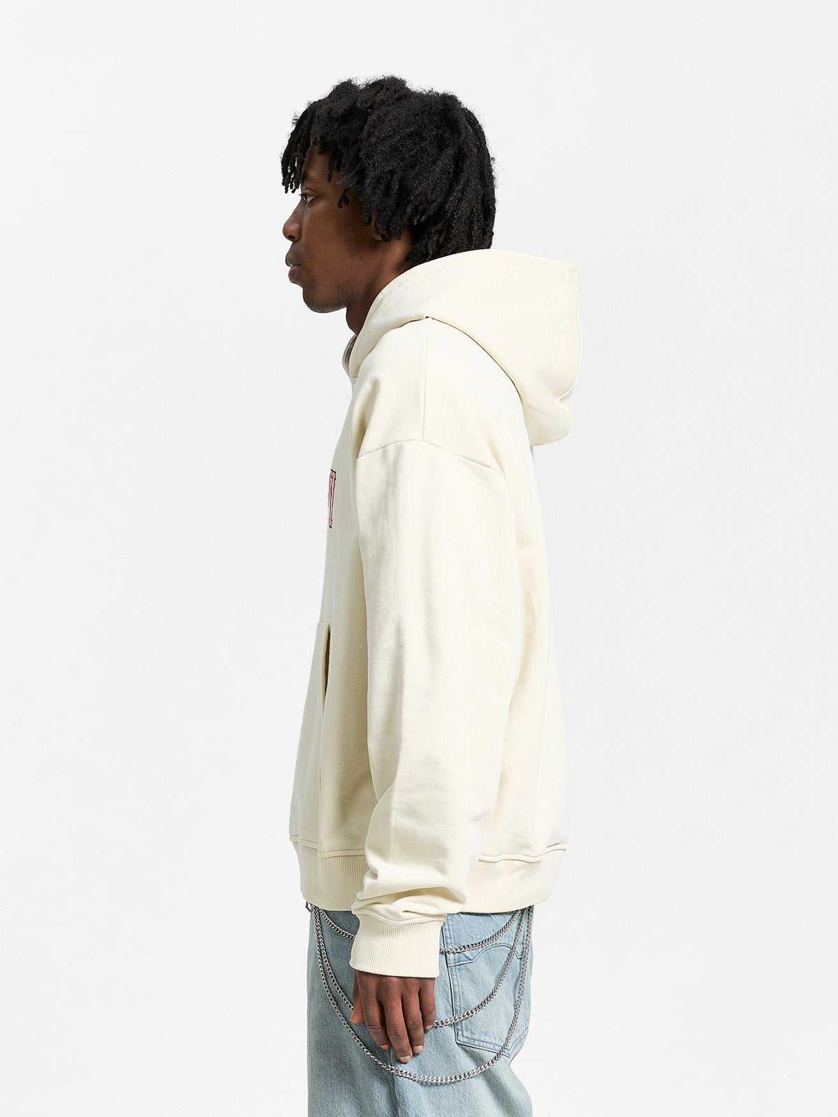 WATERCOLOR HOODIE - CREAM